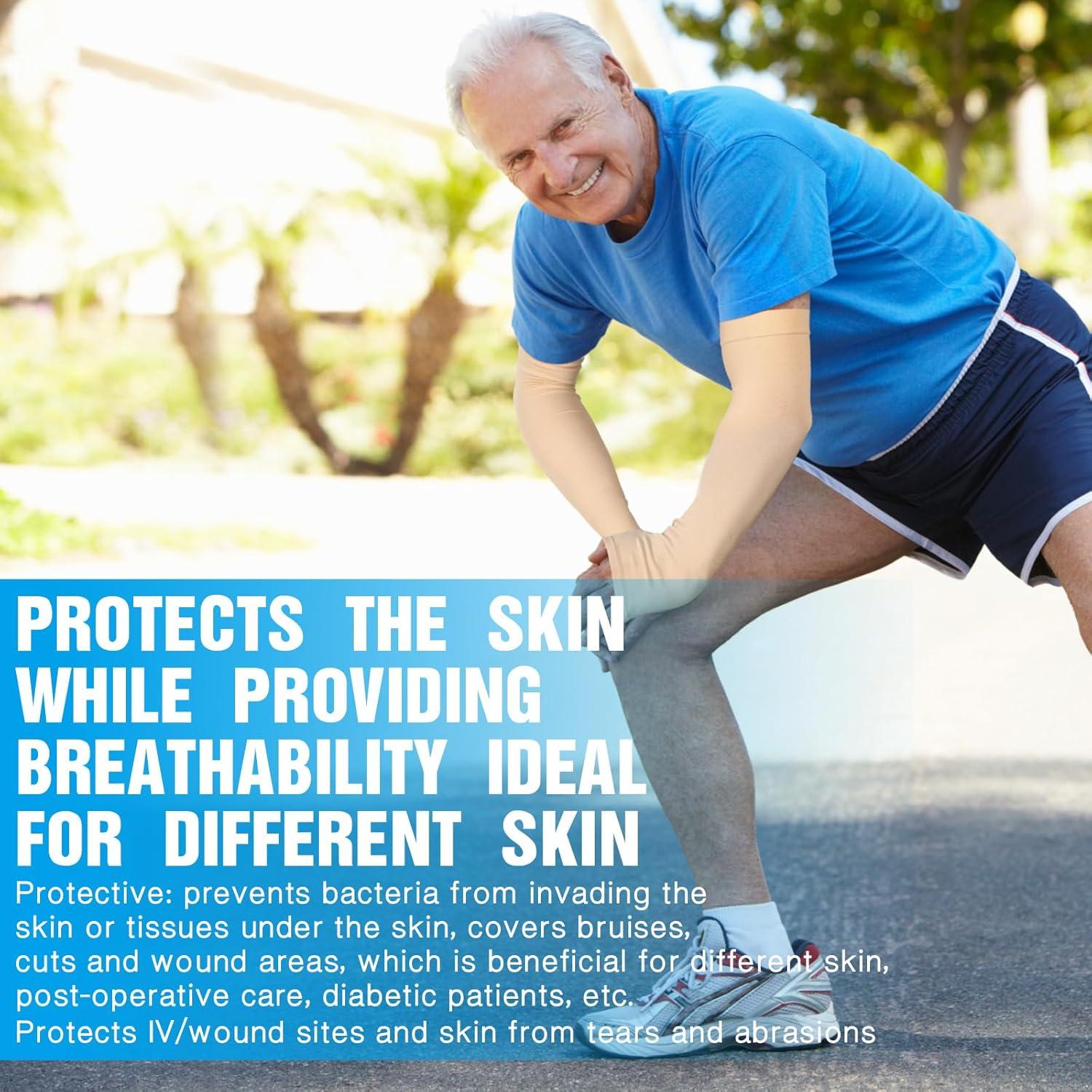 Mangas Protectores para Brazo Janmercy - 4 Pares Nude