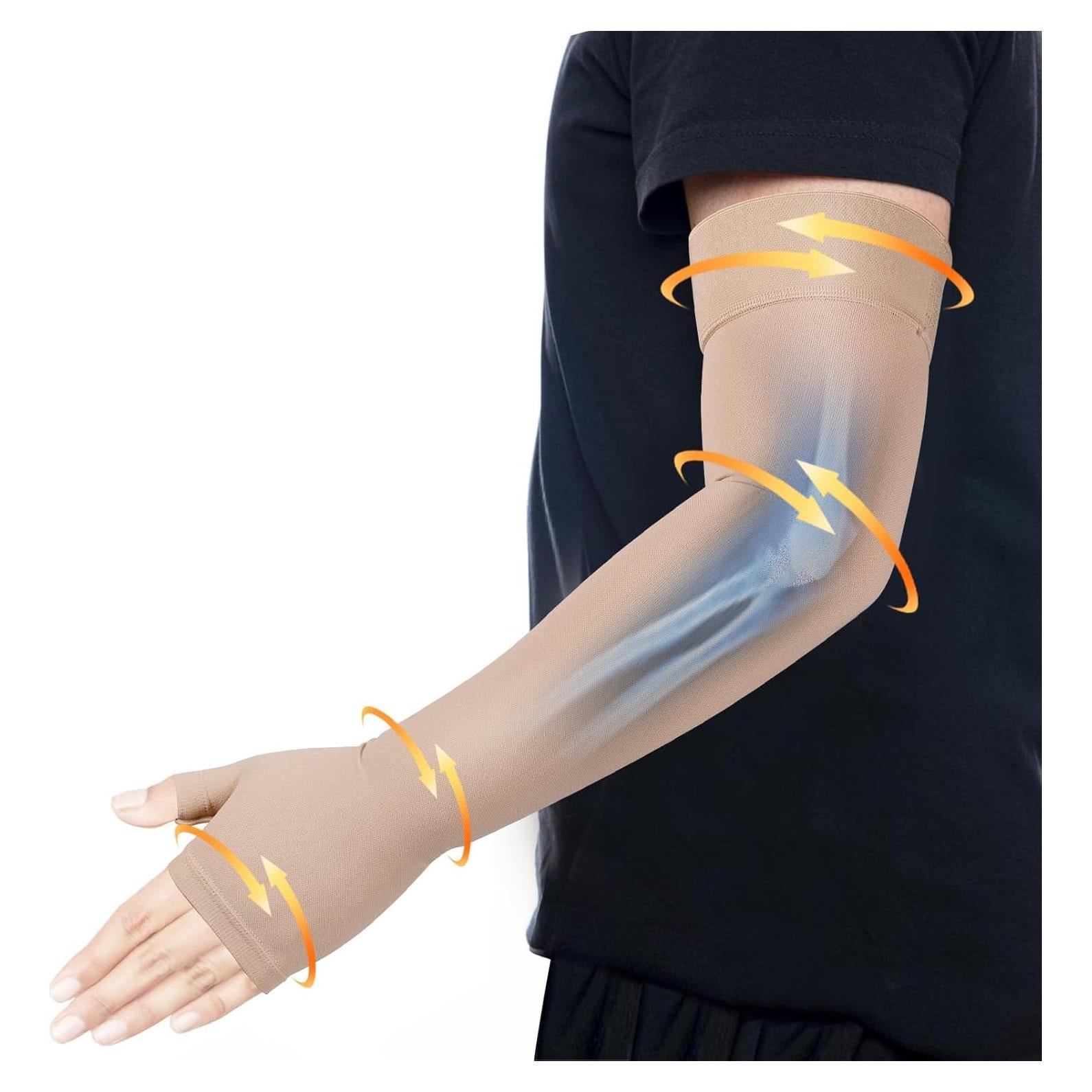 Manga de Compresión Médica Hiball 20-30 mmHg para Brazo