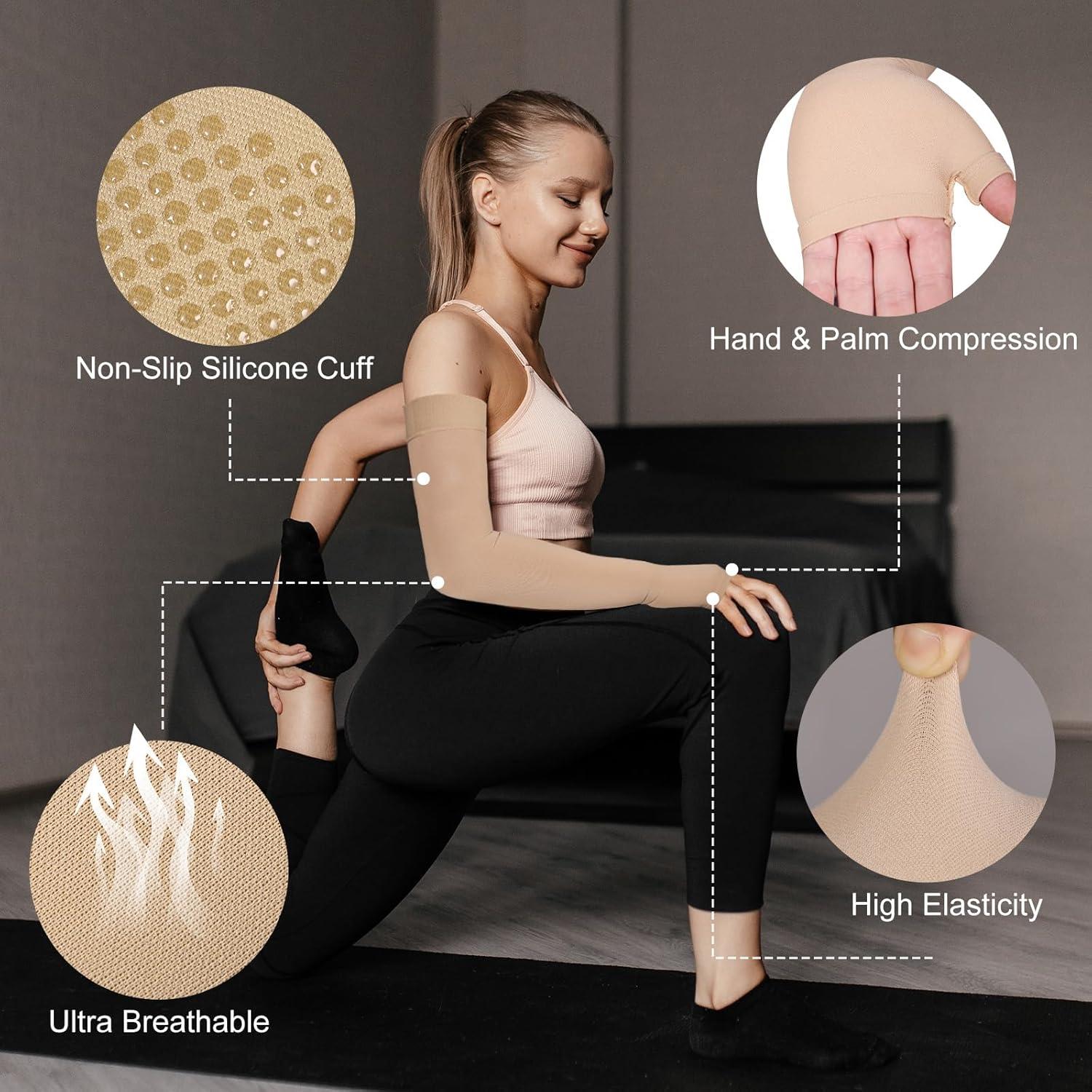 Manga de Compresión Médica Hiball 20-30 mmHg para Brazo