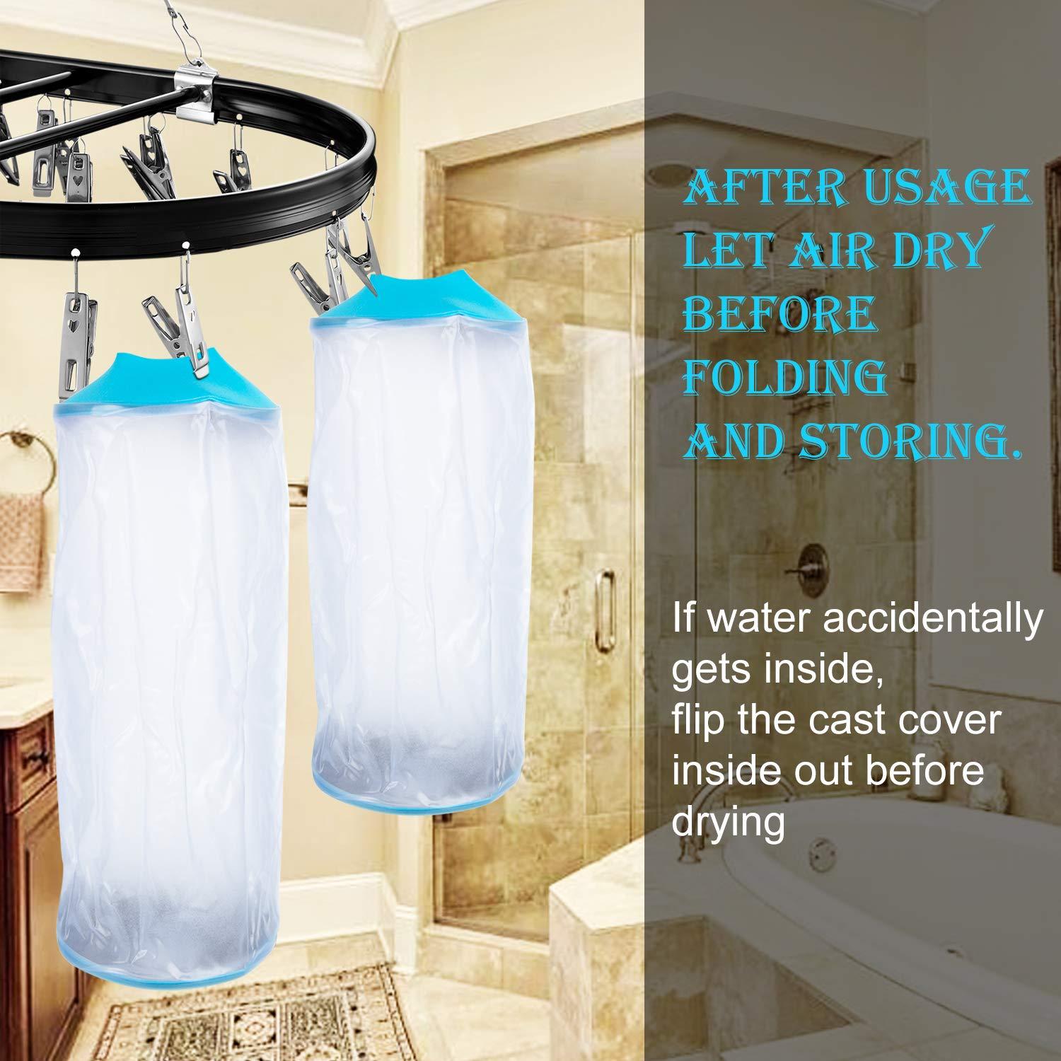 Cubierta de Ducha PICC Asunby Impermeable para Brazo 16-38cm