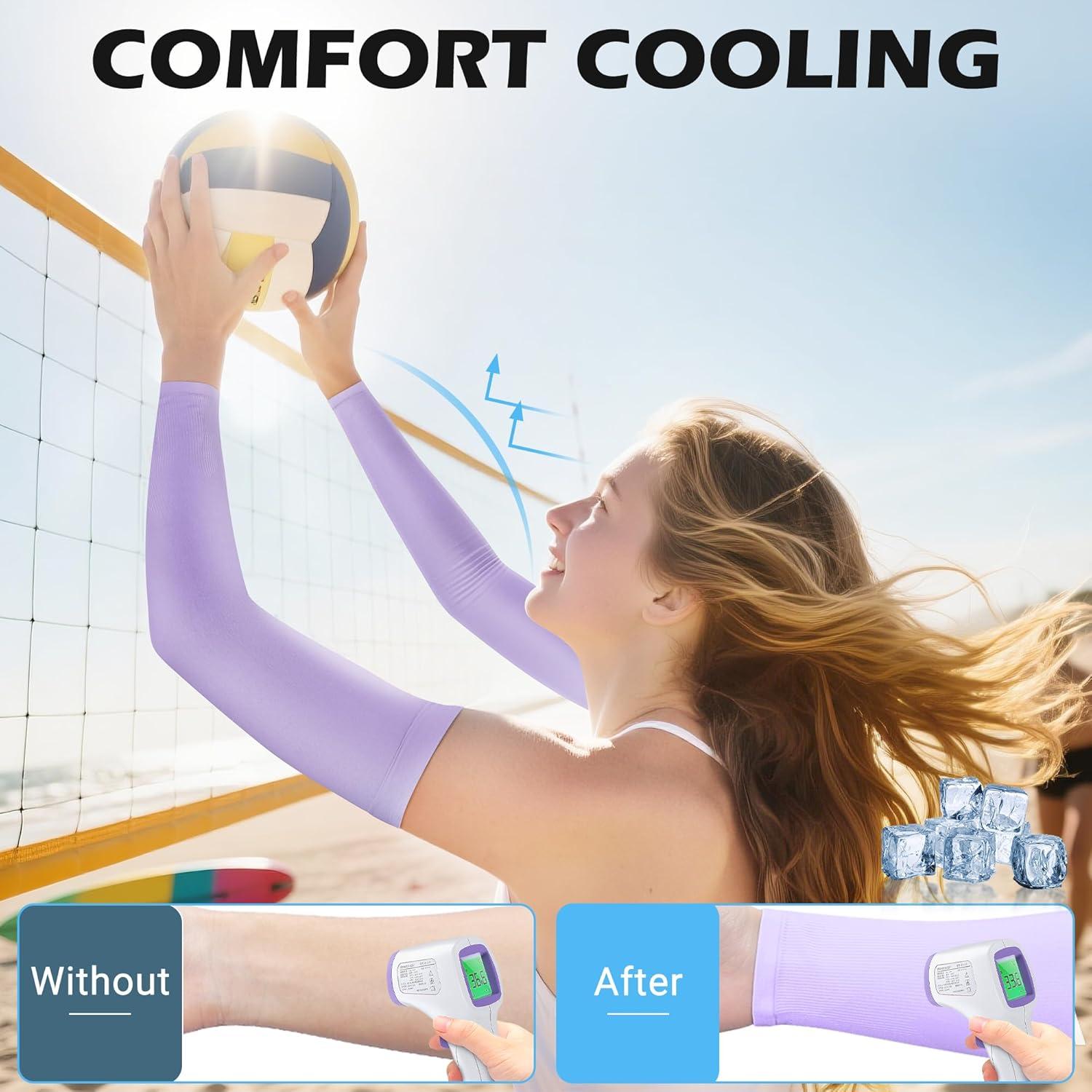 Manguitas de Compresión UV Jelbolin para Hombres y Mujeres