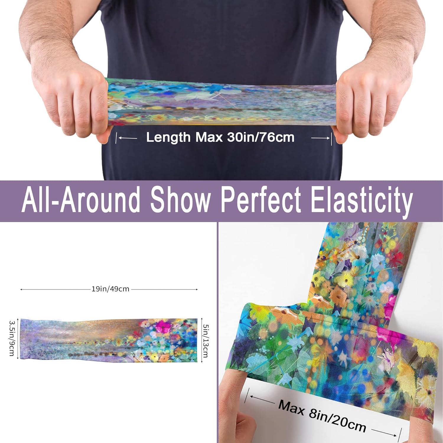 Mangas de Jardinería Protección Solar Flor Morada 48.3cm