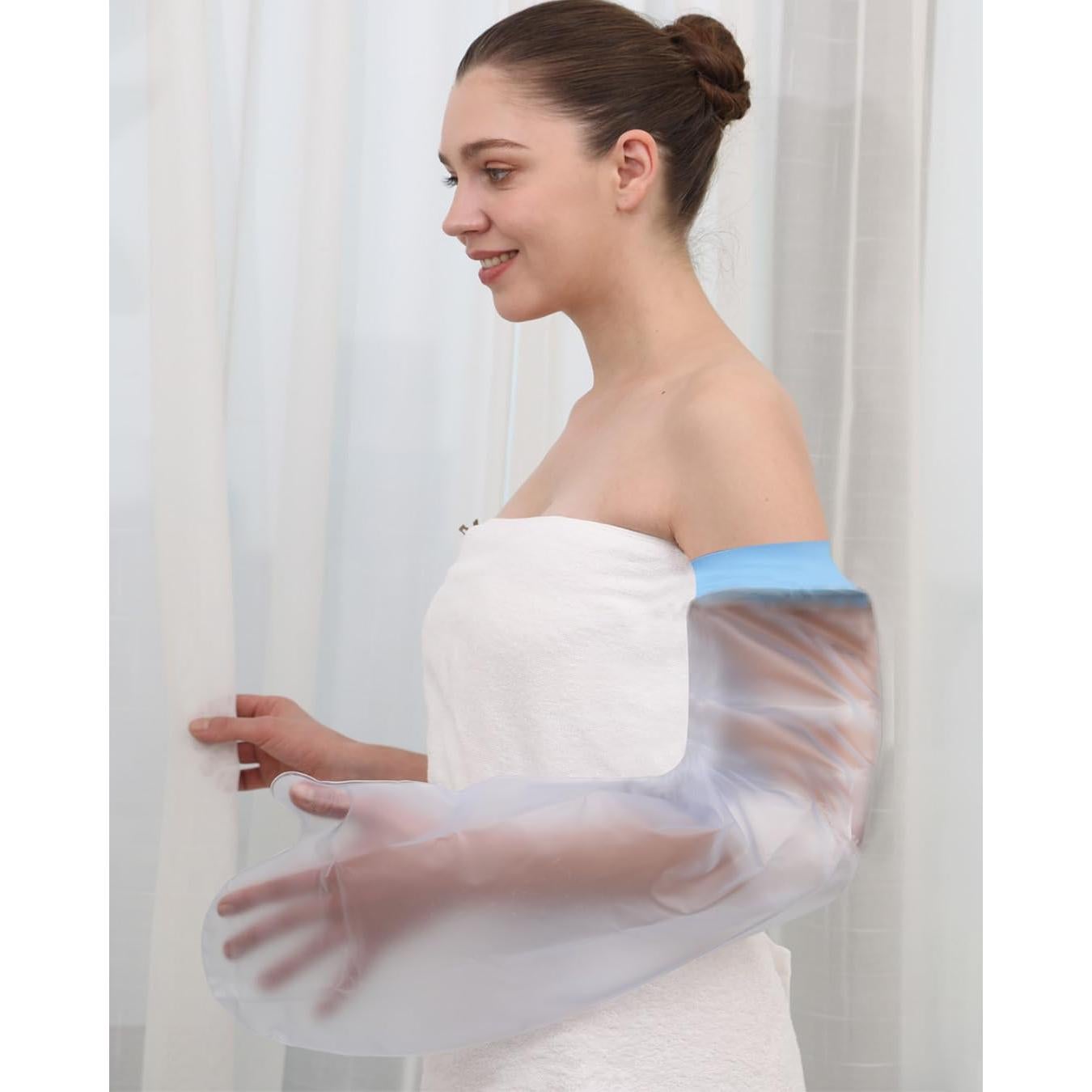 Cubierta impermeable para yeso de brazo CureSquad 24.66x21.88cm