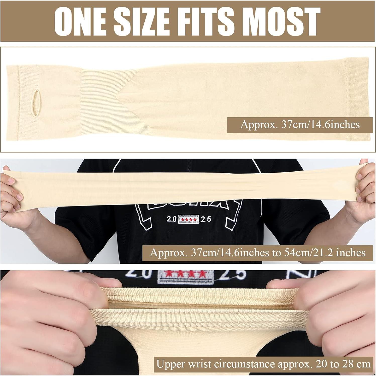 Mangas Protectores para Brazo Eurzom - 8 Pares Piel Delgada