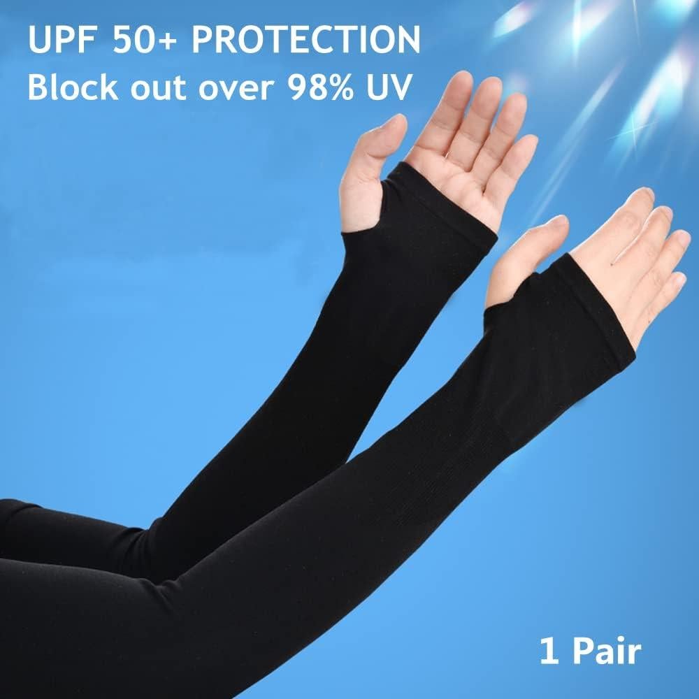 Mangas de Protección Solar UV UPF 50+ Unisex - Compresión Fría