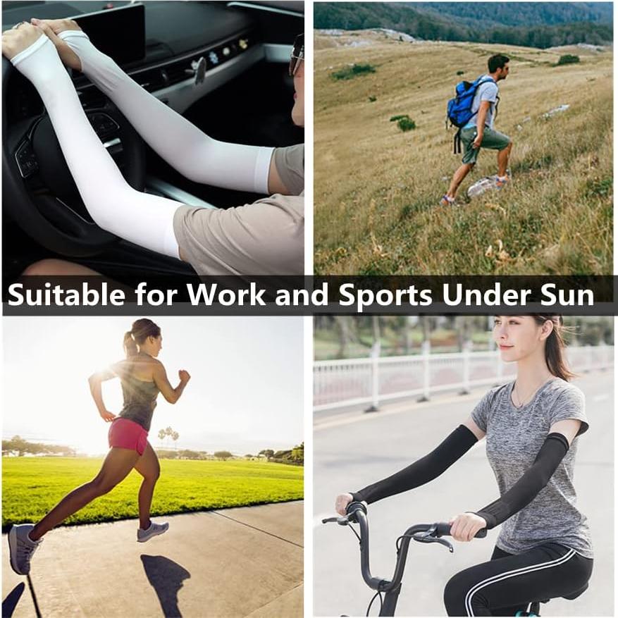 Mangas de Protección Solar UV UPF 50+ Unisex - Compresión Fría