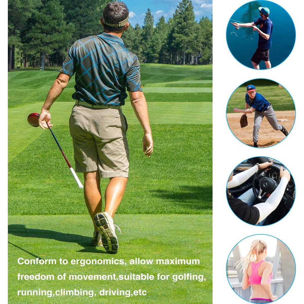 Mangas para brazos KMMIN UV 50+ Enfriamiento Unisex