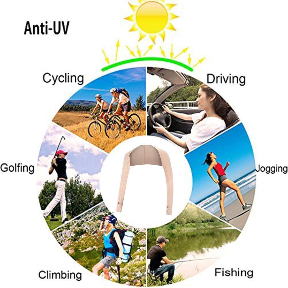 Chal Enfriador Anti-UV WoLover para Mujeres - Beige, Transpirable