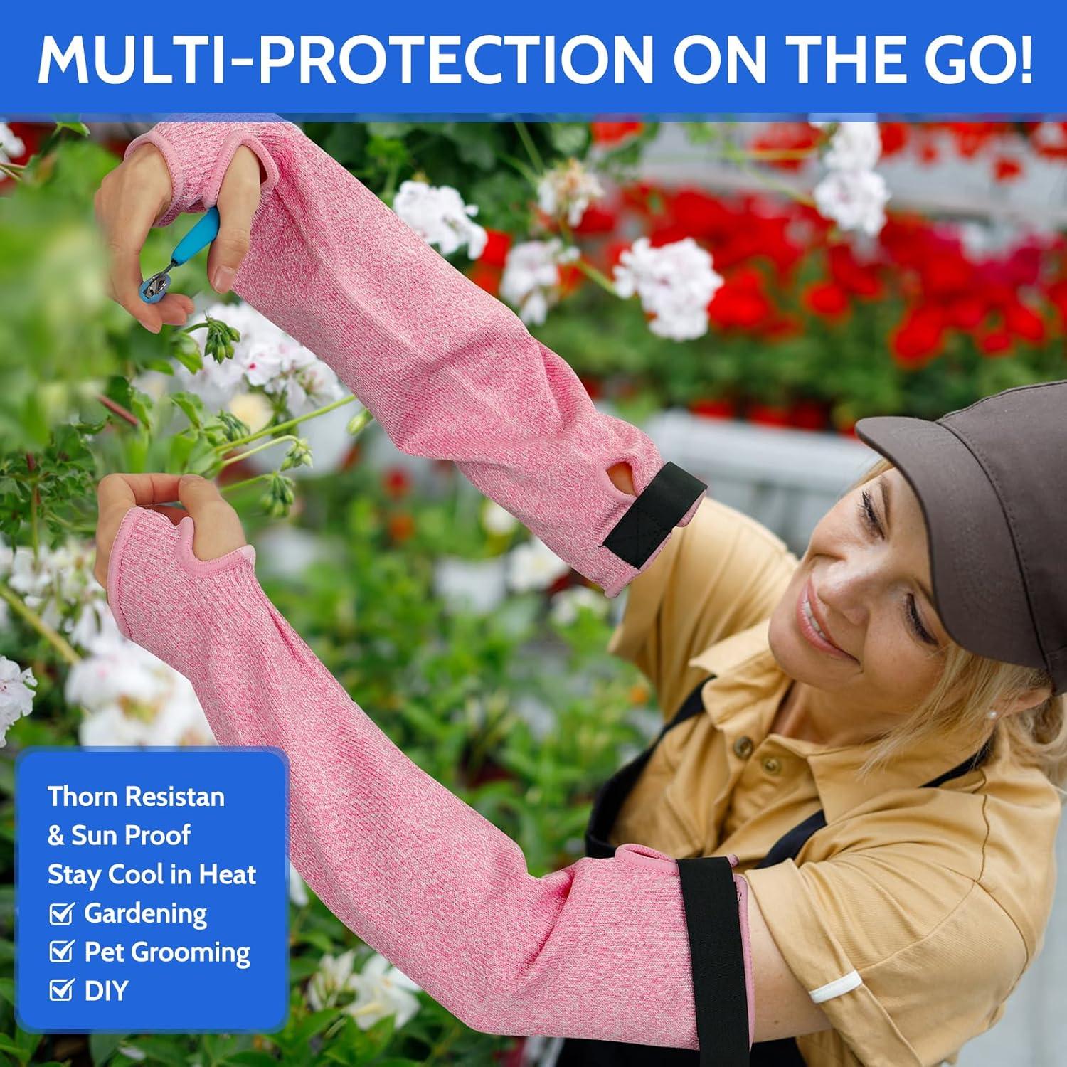 Mangas Resistentes a Cortes A5 CAISIDIONG - Protección Brazo Gris