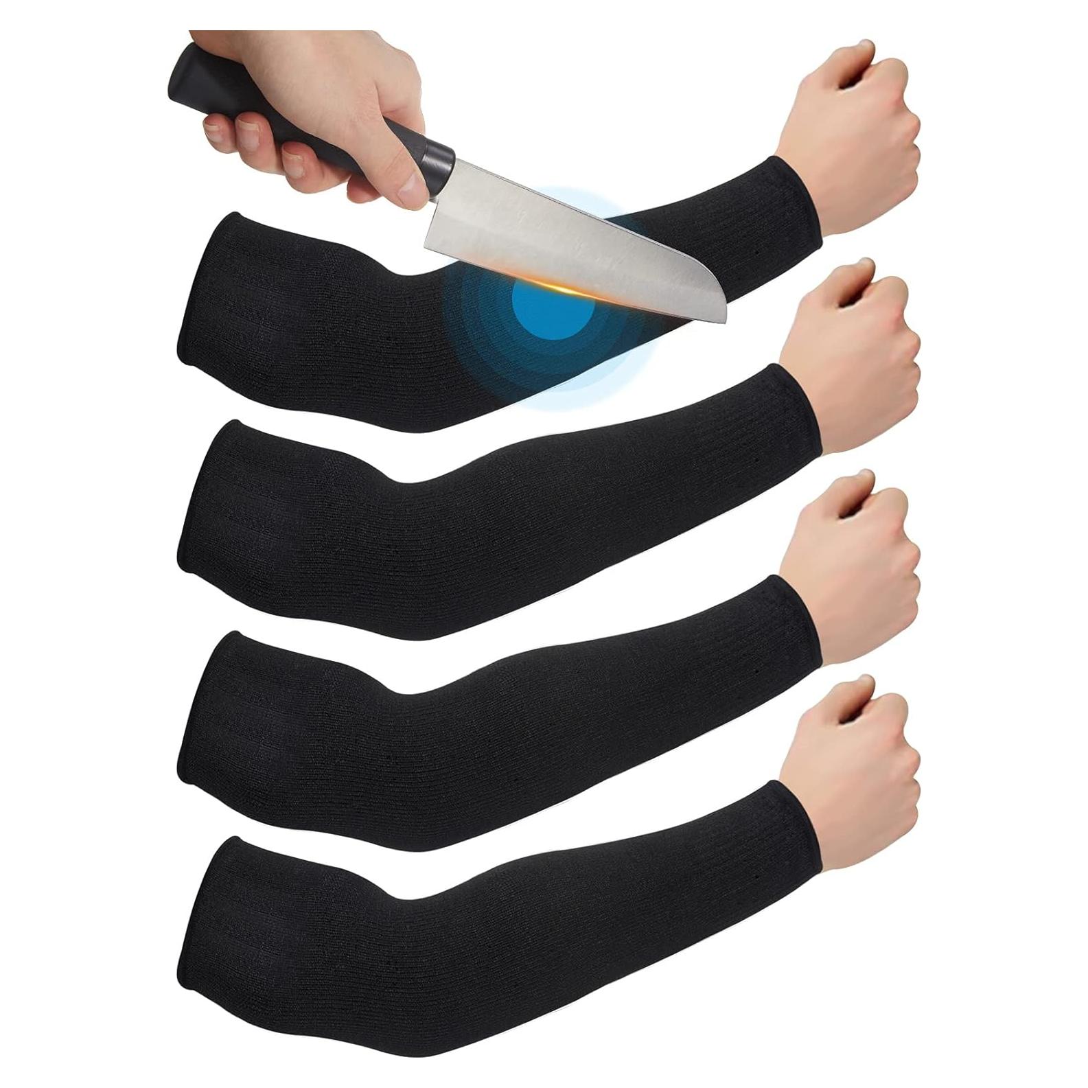 Mangas Protectores para Brazos Geyoga - HPPE, Negro, Grande