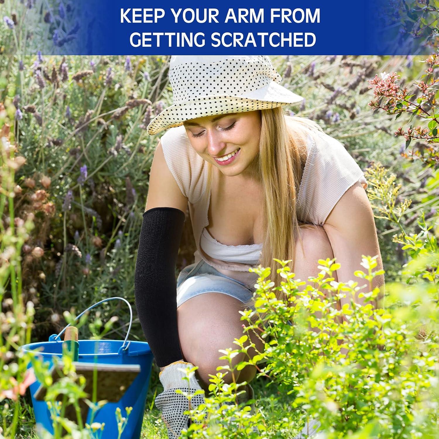 Mangas Protectores para Brazos Geyoga - HPPE, Negro, Grande