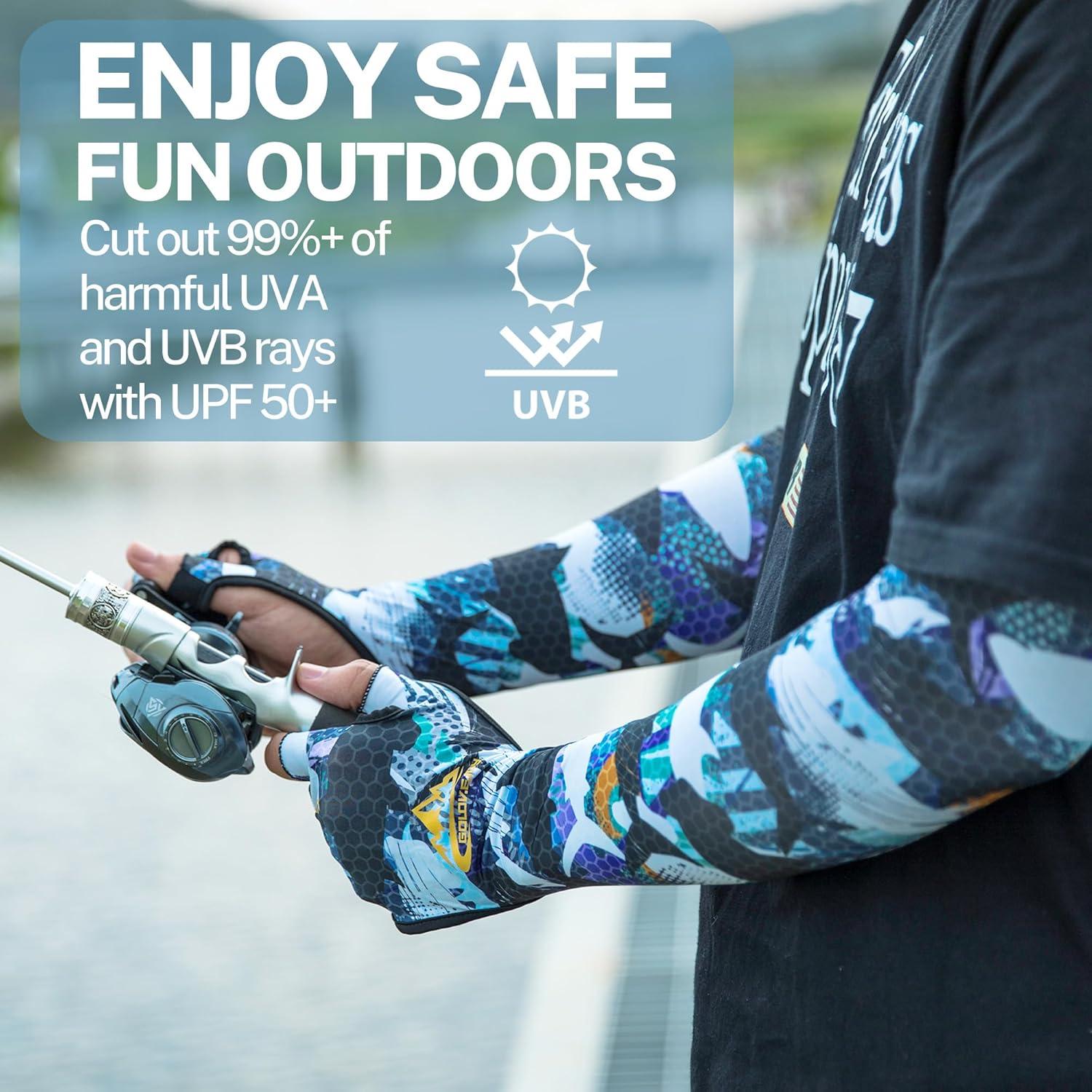 Mangas UV de Compresión para Hombres - Protección Solar y Enfriamiento
