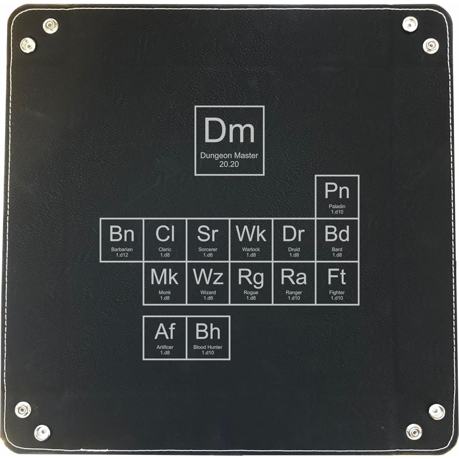 Bandeja de Dados Plegable PrecisionNC en Cuero Sintético Negro