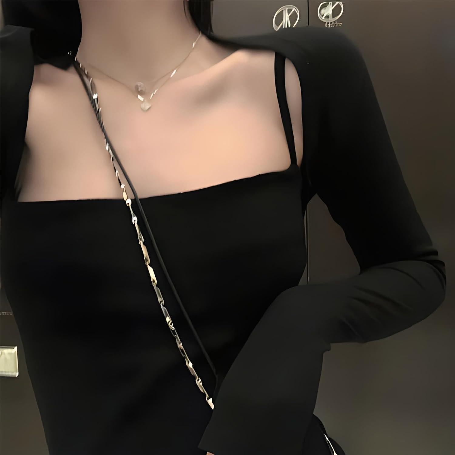 Chal Refrigerante UV para Mujeres HomTop - Talla Única Negro