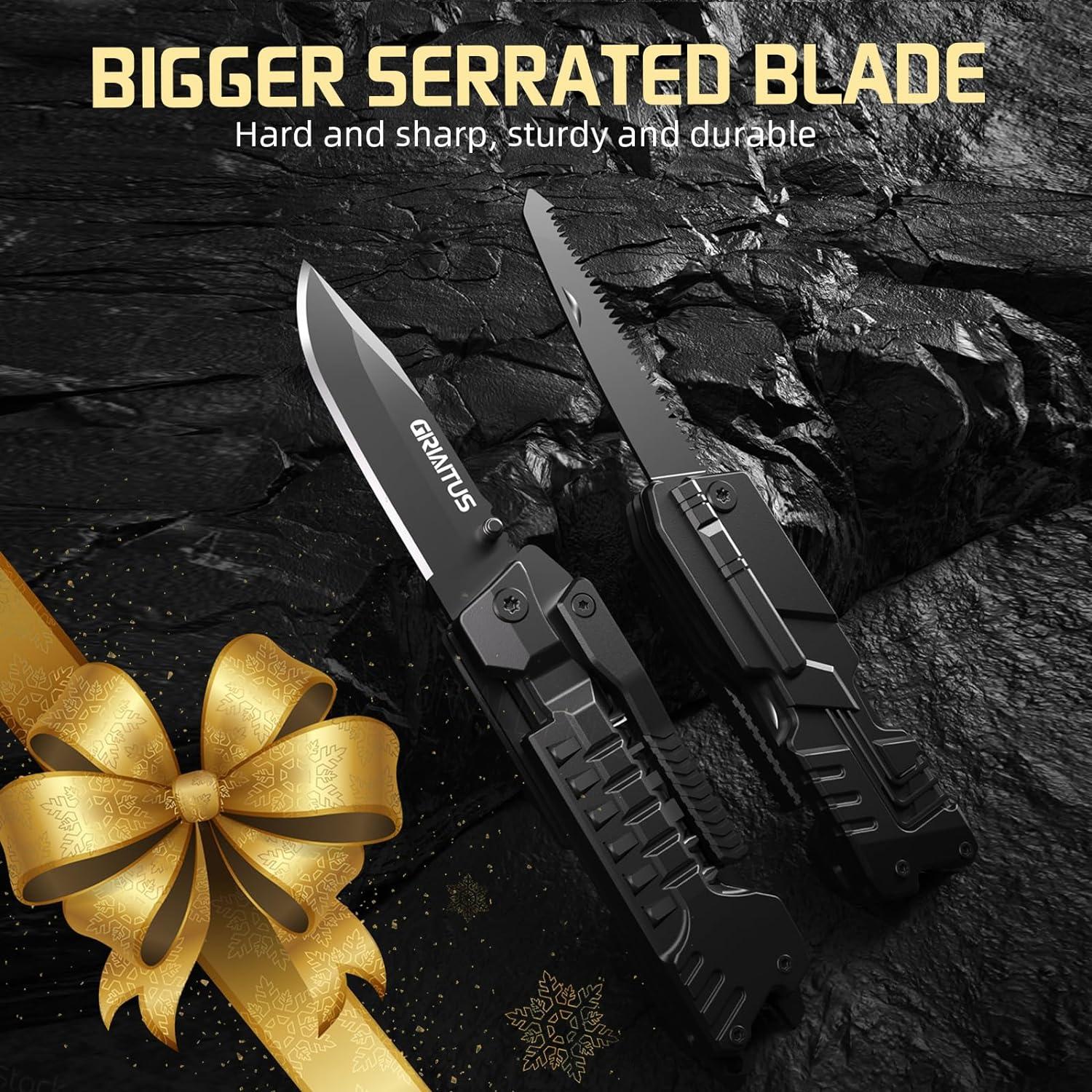 Cuchillo Multi-Herramienta 17 en 1 GIRIAITUS para Acampar