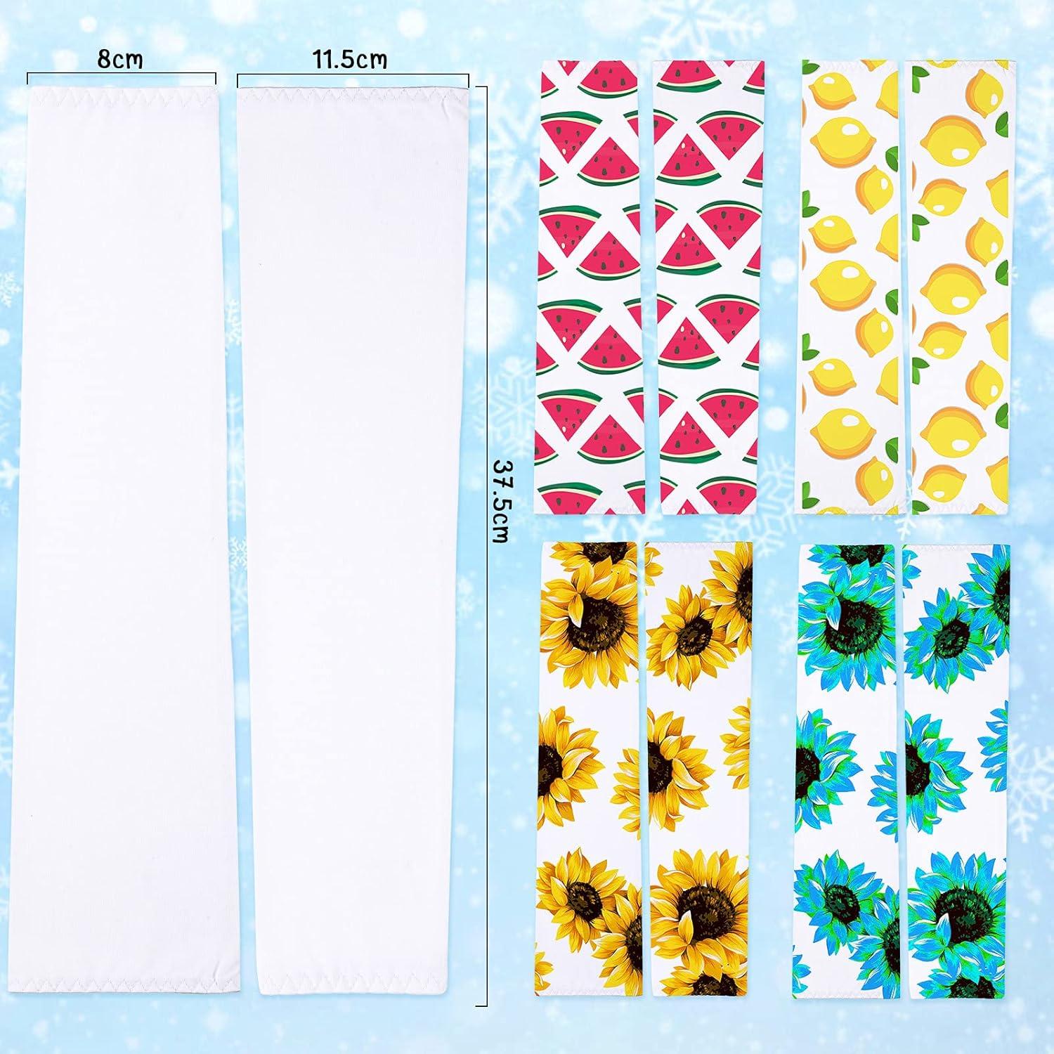 Geyoga 6 Pares Mangas de Protección Solar UV para Mujeres