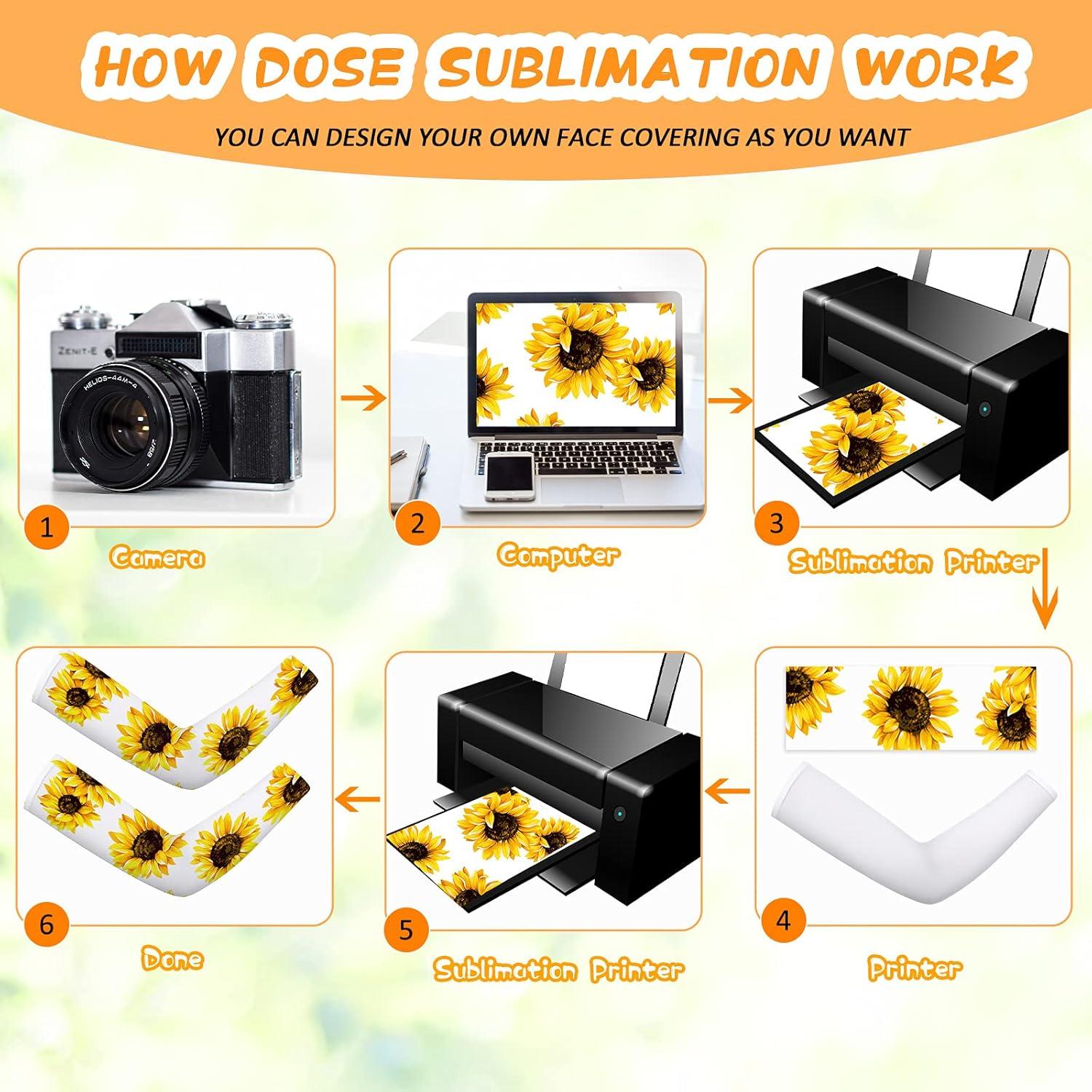 Geyoga 6 Pares Mangas de Protección Solar UV para Mujeres