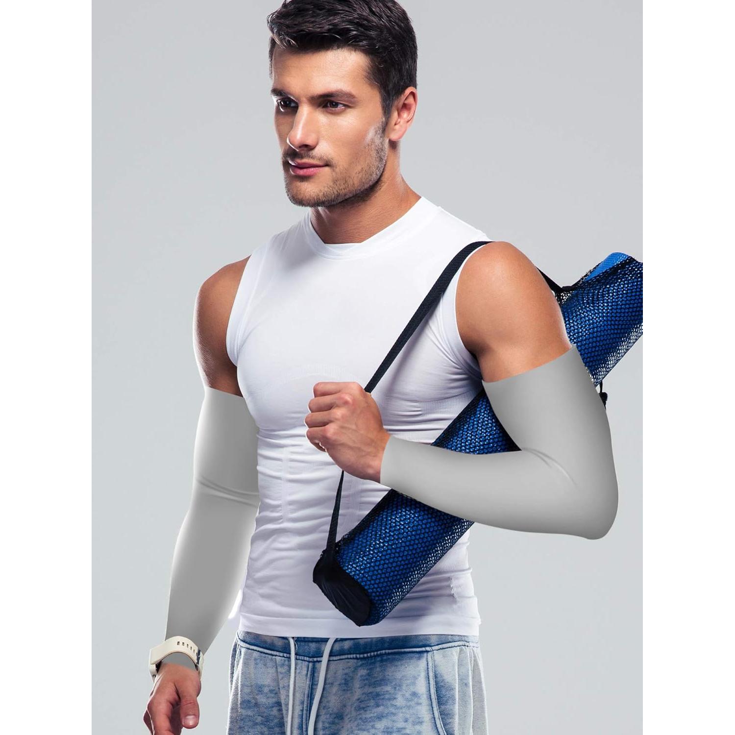 16 Pares Mangas Refrigerantes UV Bememo para Hombres y Mujeres