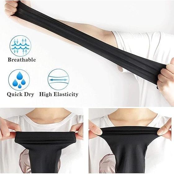 Mangas Refrigerantes UV Unisex Lycra Negro - Protección y Frescura