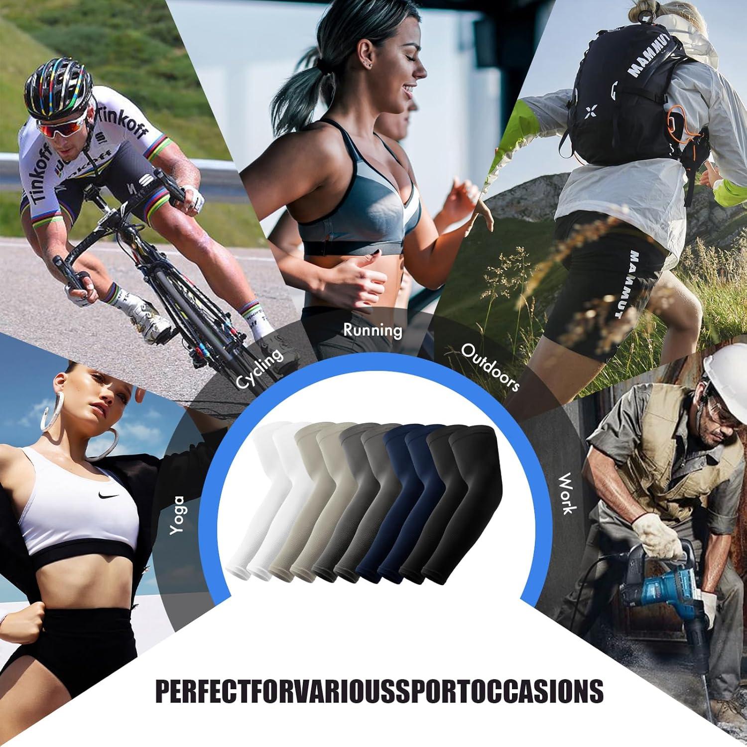 Mangas de Compresión para Brazos Leuceiy - Protección Solar UV