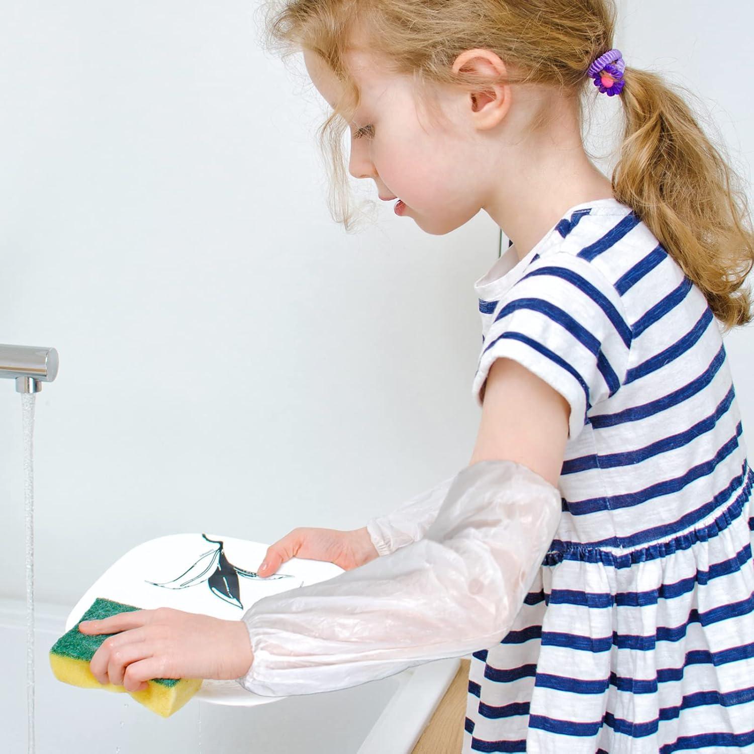 Yinder 200 Fundas Desechables para Brazo Impermeables Blancas