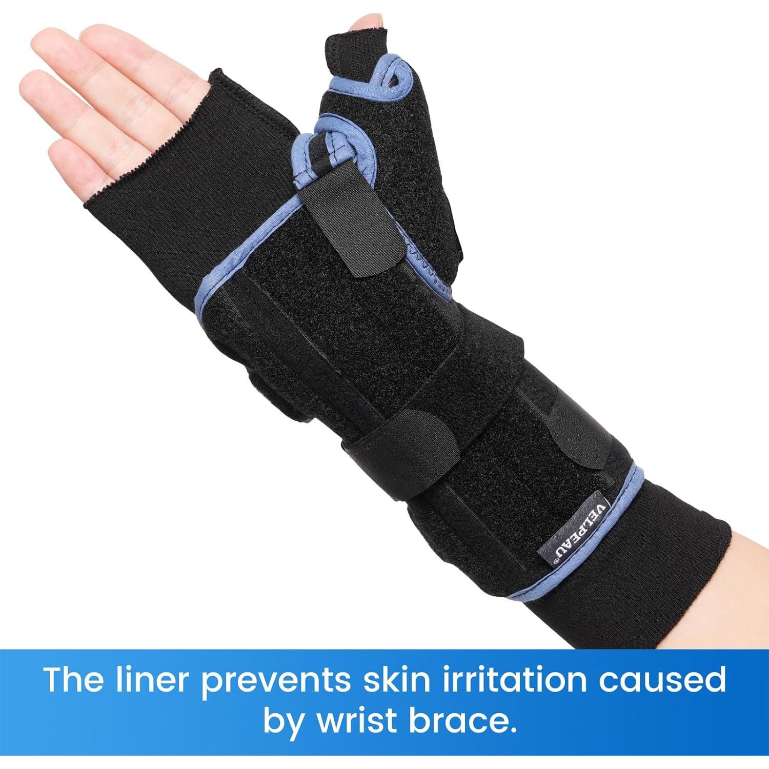 Calcetines de Mano Velpeau para Férula - Paquete de 10 - Negro M