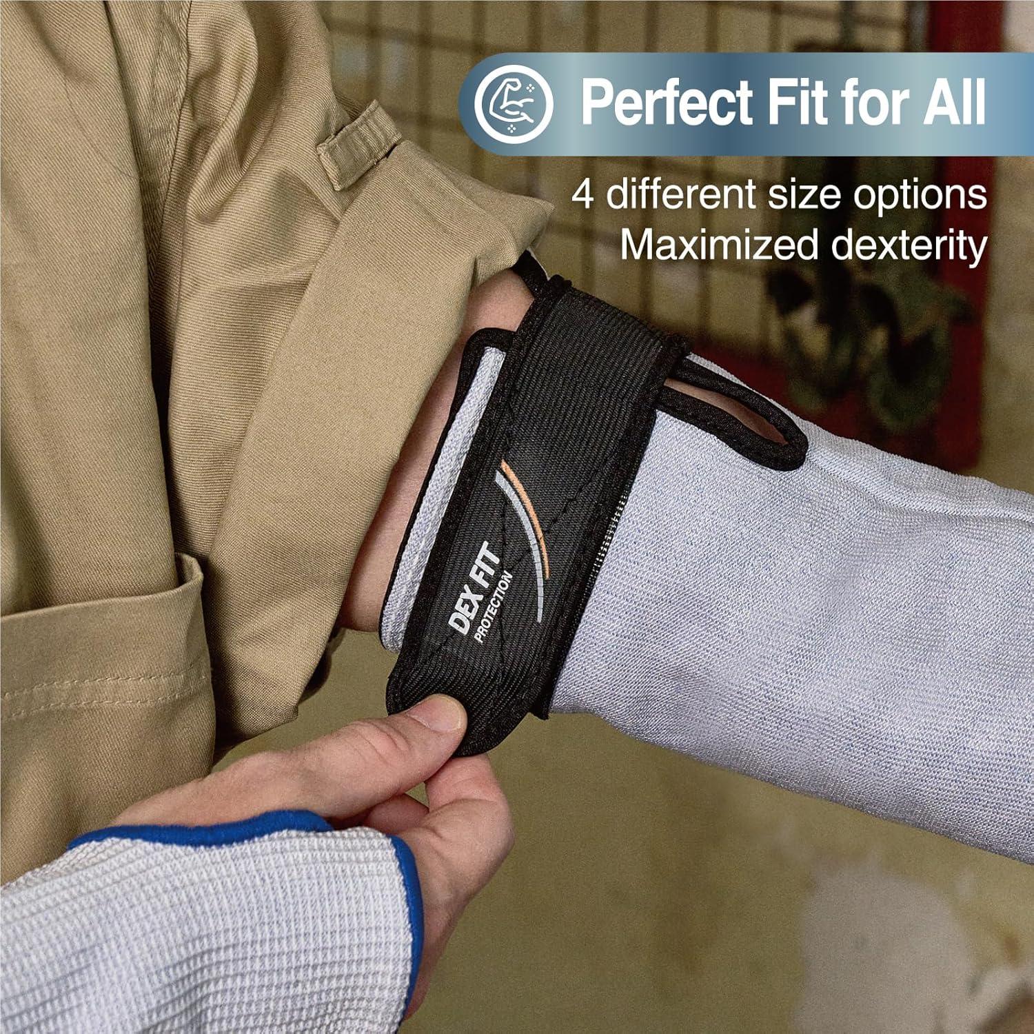 Mangas Resistentes a Cortes Dex Fit SSG913S Azul L 1 Par