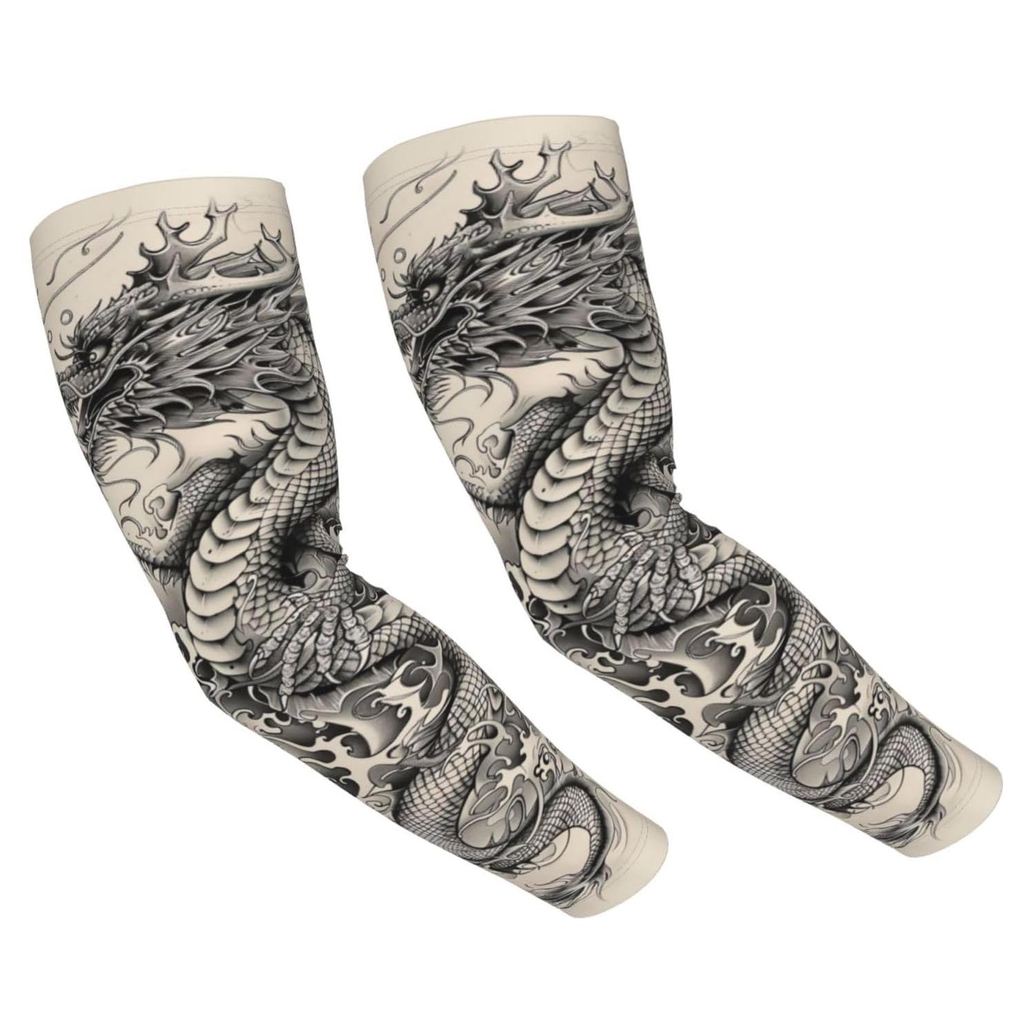 Mangas Refrigerantes UV Dragón 26 para Brazos Unisex