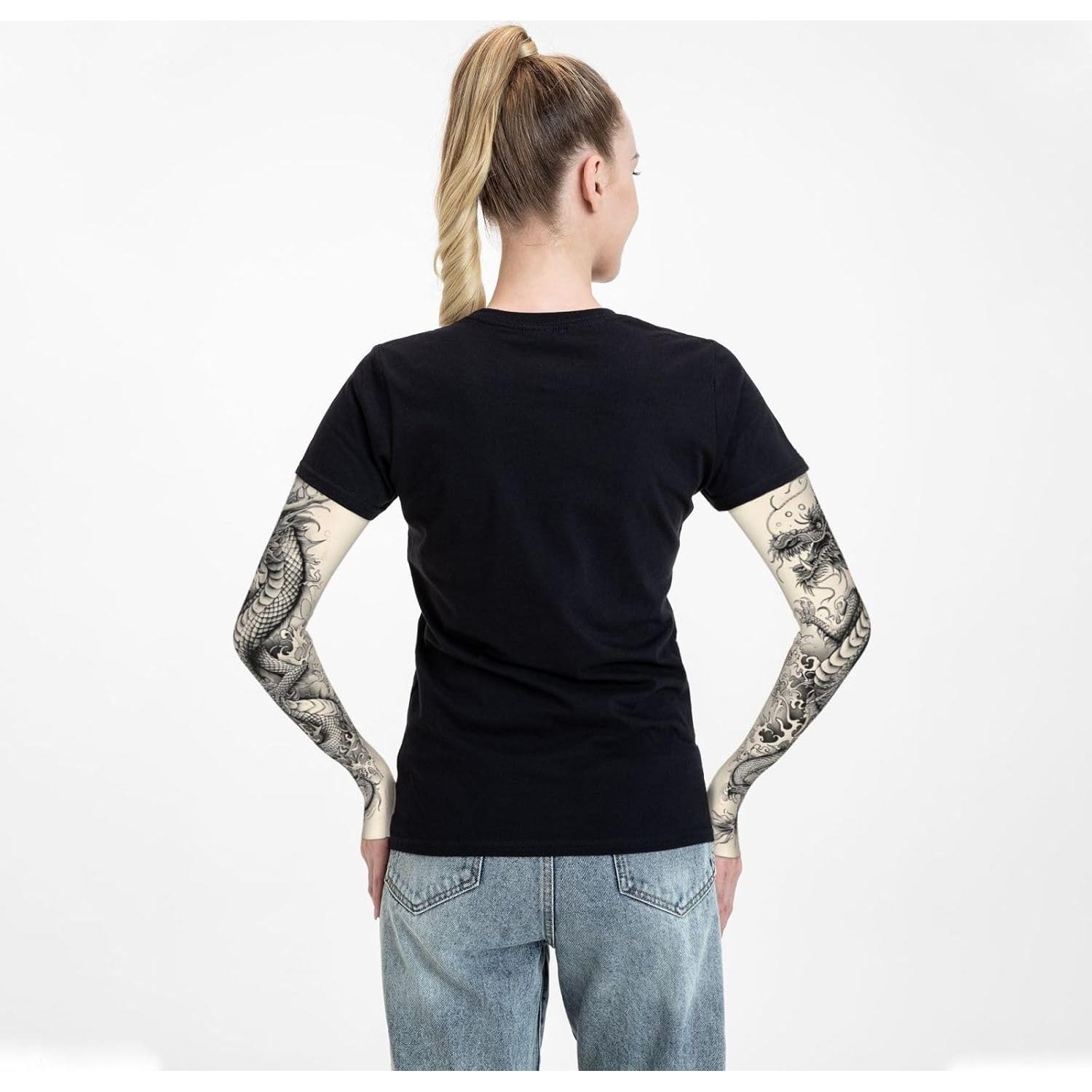 Mangas Refrigerantes UV Dragón 26 para Brazos Unisex