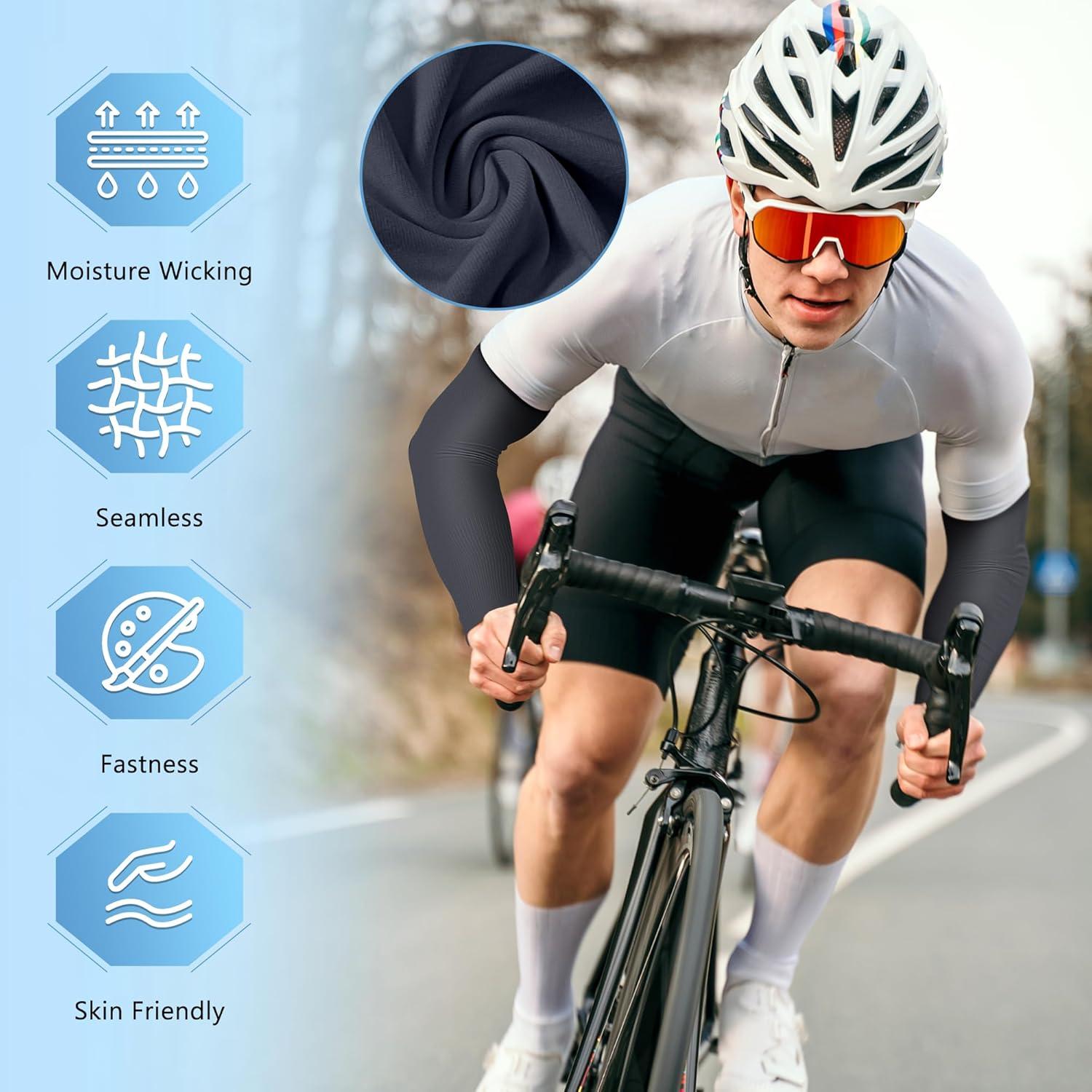 Mangas para brazos Fivali UV 50 - 6 pares para deportes