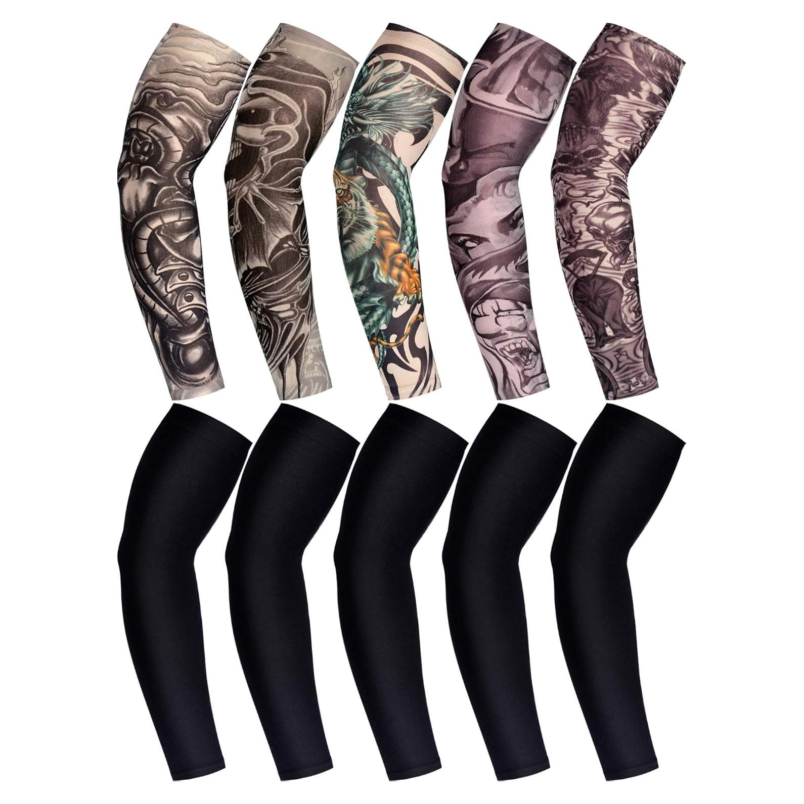 Mangas de Tatuaje UV Boao 20 Pcs para Hombres - Protección Solar