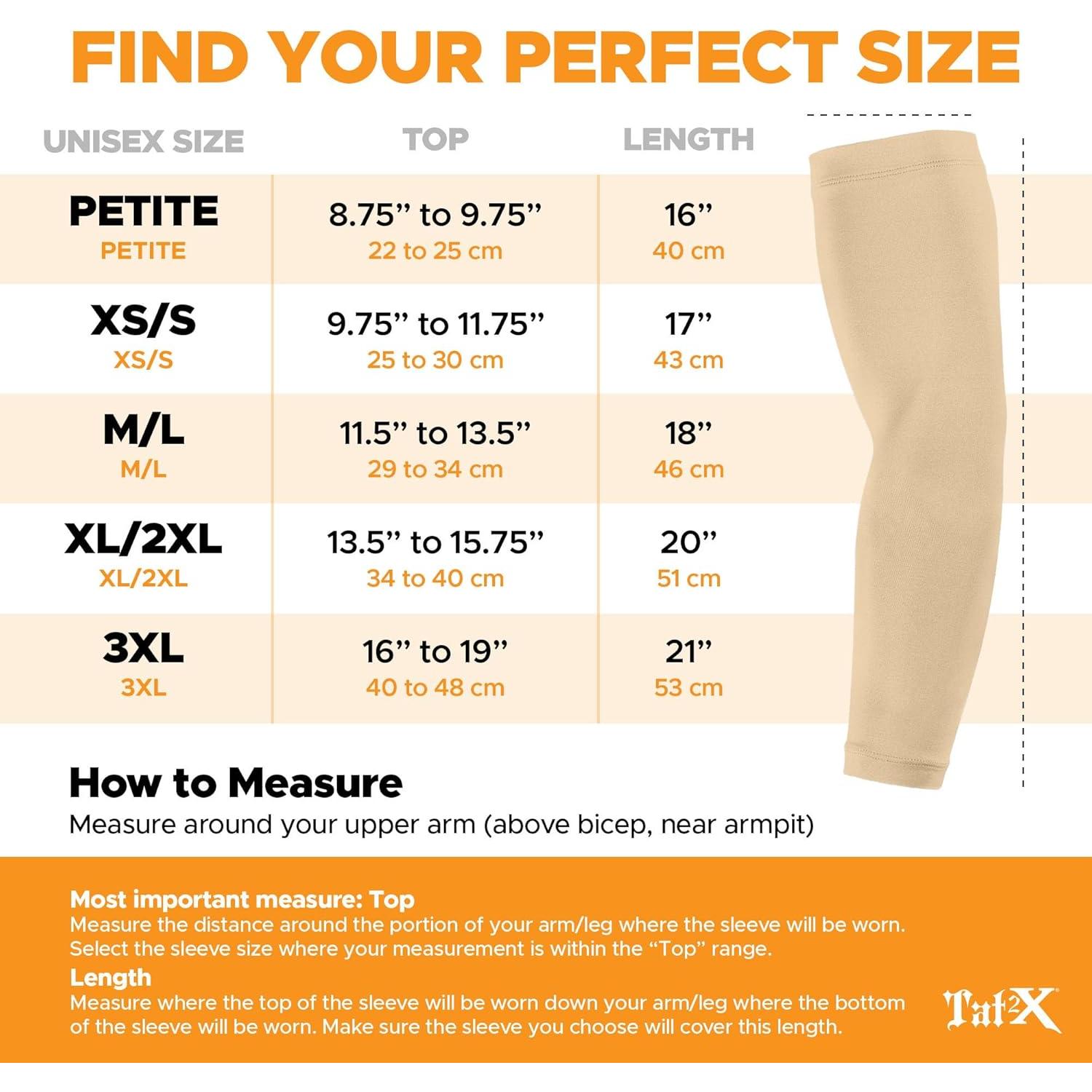 Manga Cubierta de Tatuaje Tat2X Negra Extra Grande - UPF 50+