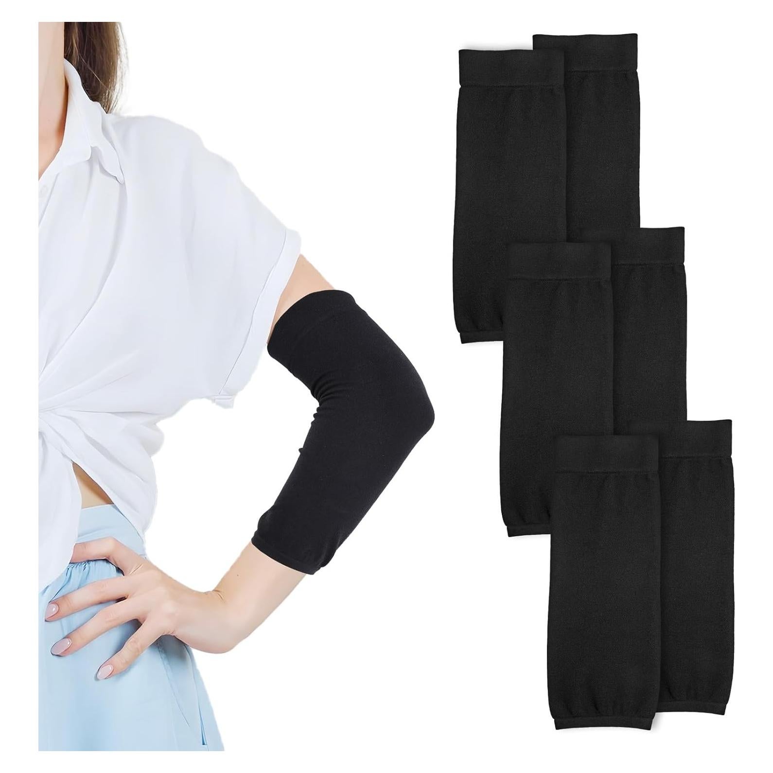 3 Pares Mangas de Tatuaje UV Hpmjz para Brazo Negro