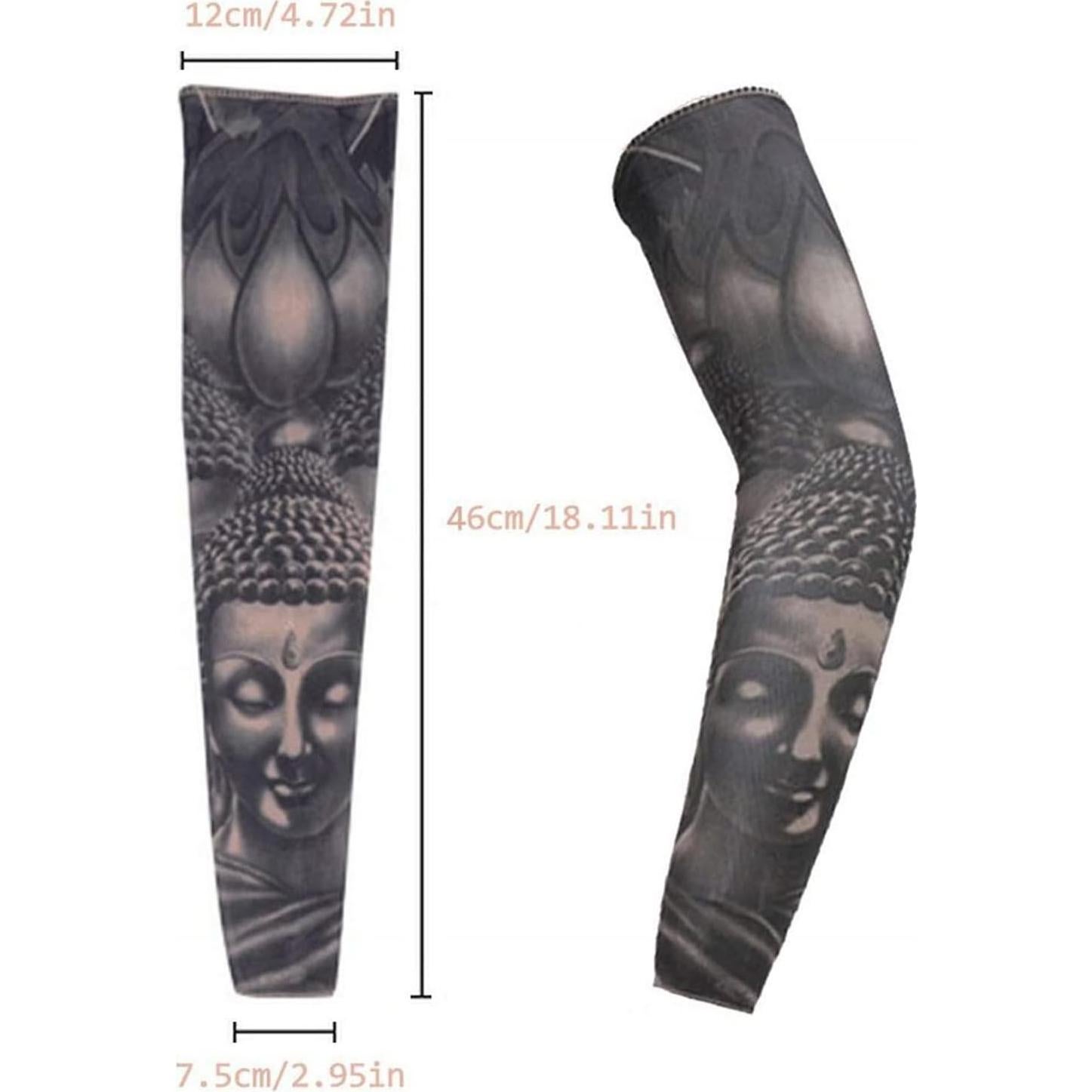 Mangas de Tatuaje Temporal Unisex Beetoo - Paquete de 6