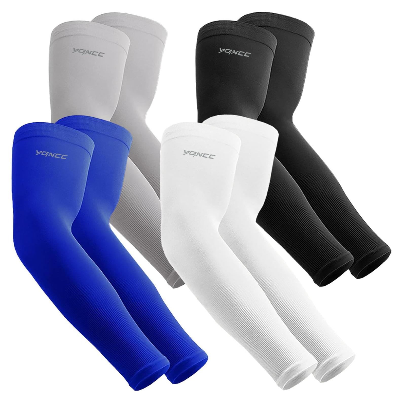 Mangas para Brazos YQXCC UPF 50 Unisex - 4 Pares Compresión