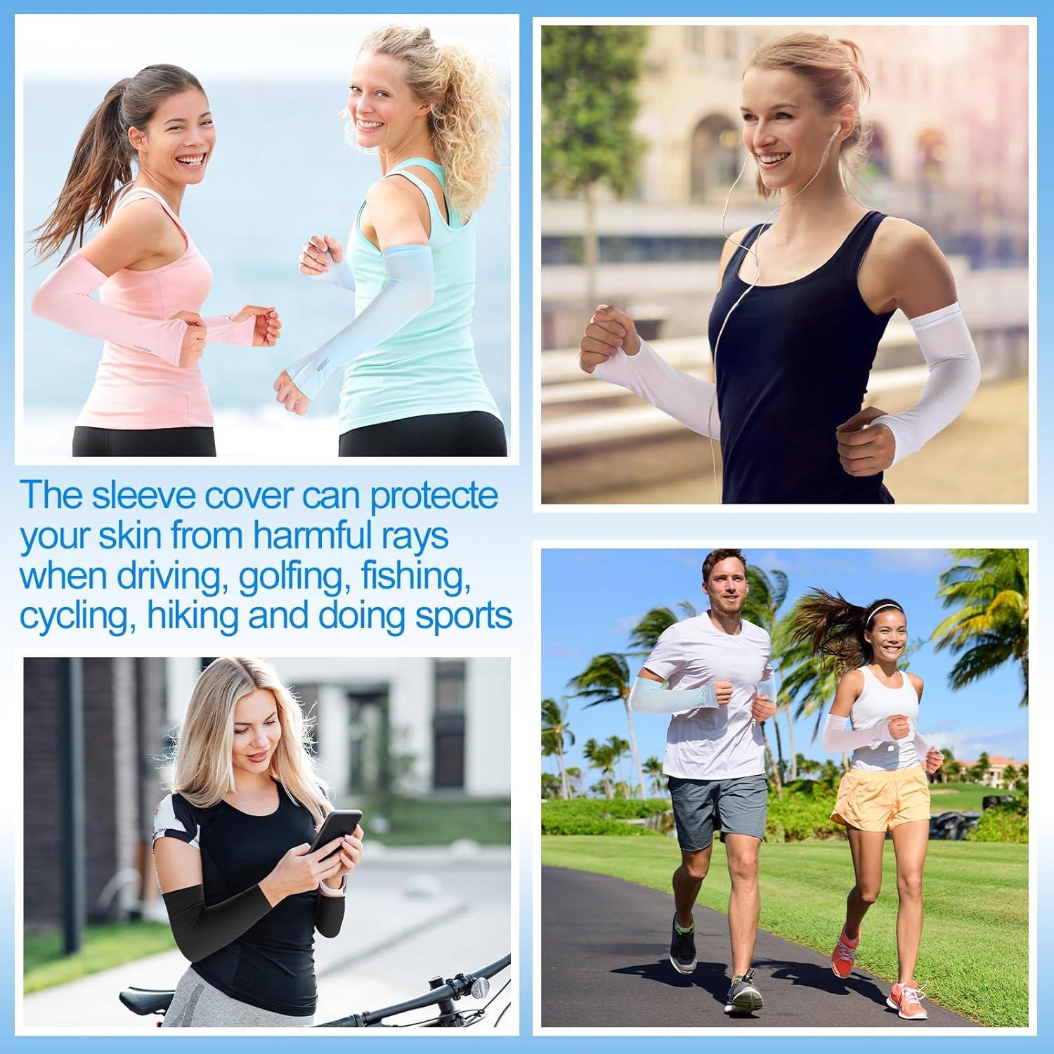 Set 8 Pares Mangas de Compresión SATINIOR para Brazo Mujer