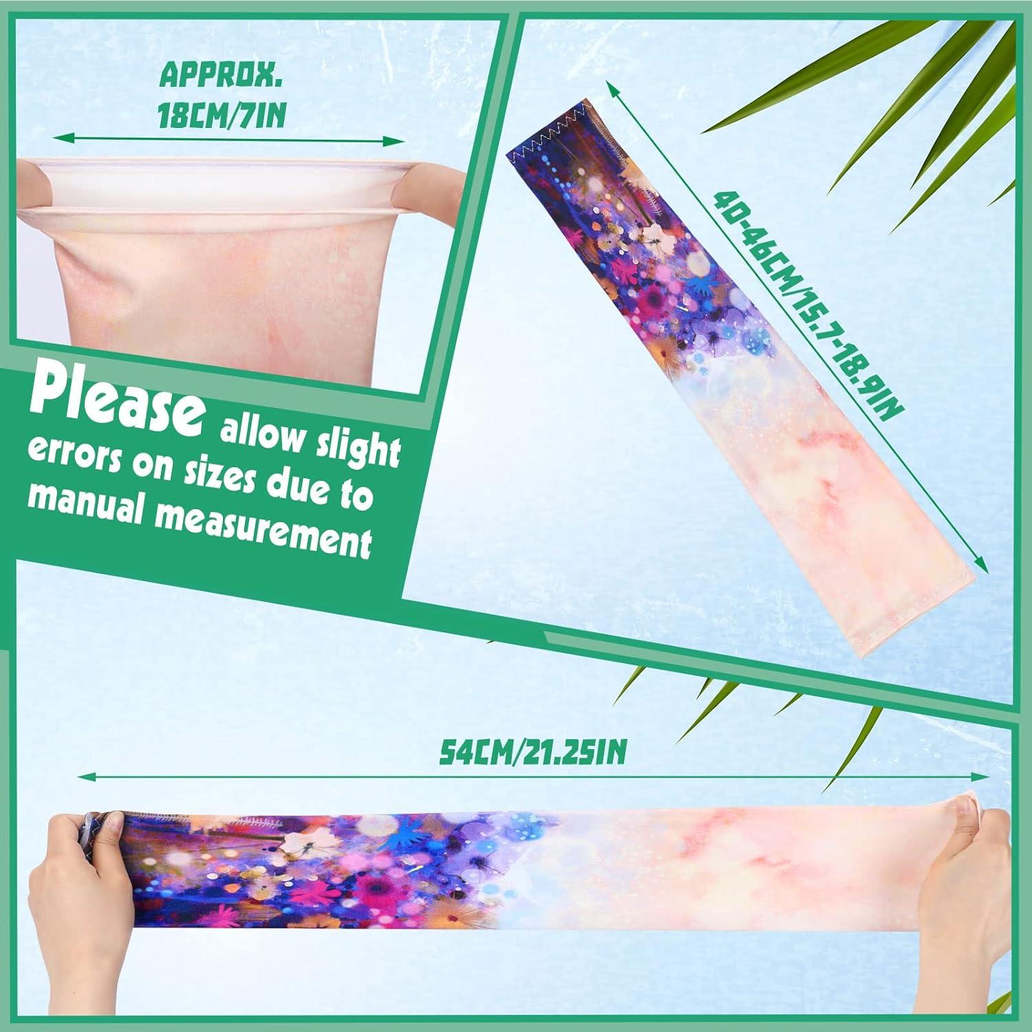 12 Pares de Mangas UV para Mujeres - Protección Solar 53cm