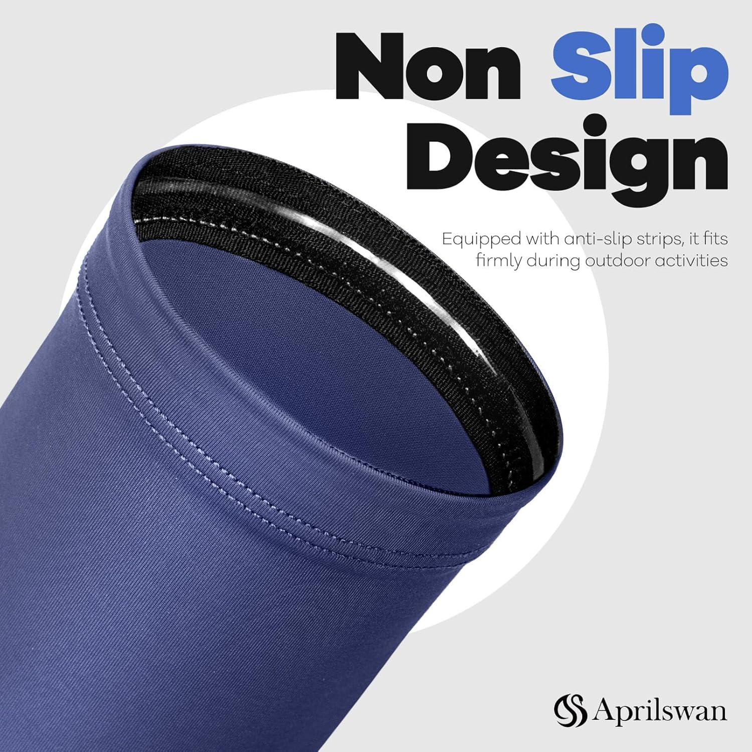 Manguitas de Compresión UV Aprilswan - Antideslizantes, UPF 50+