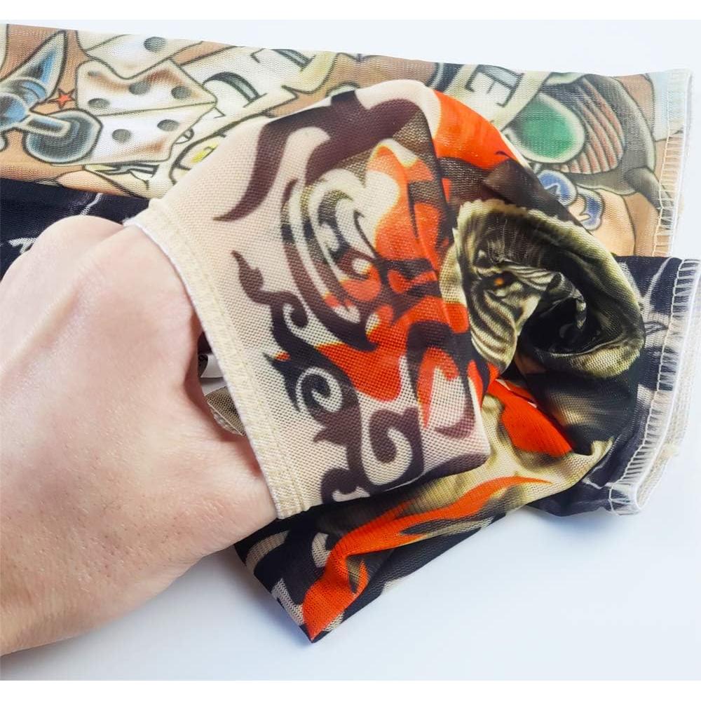 Mangas de Tatuaje Temporal para Niños XBDZR - 10 Piezas UV