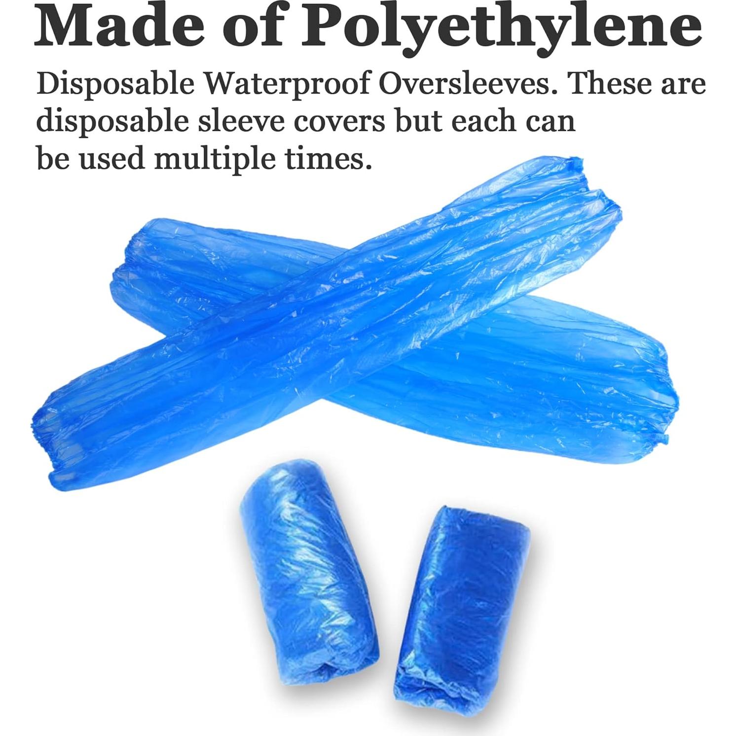 Mangas Desechables Yzurbu 200 Piezas Impermeables 100 cm