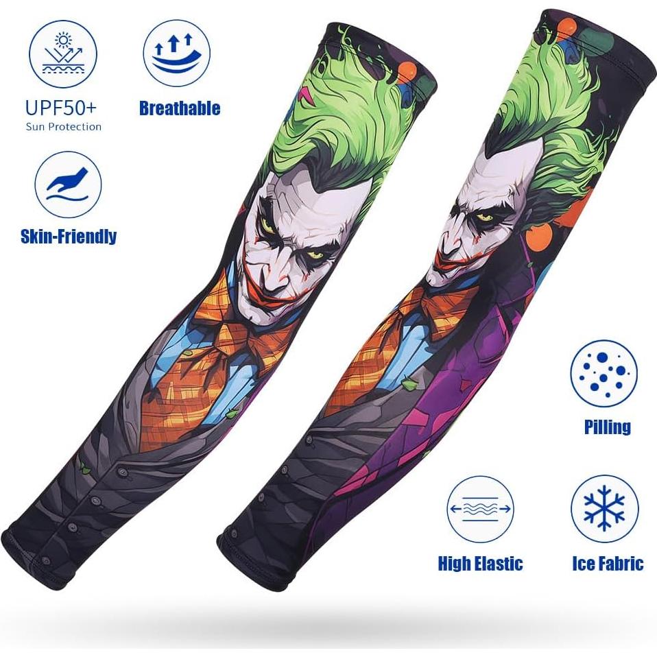 Mangas UV Compresivas M-JOVEN para Hombres y Mujeres UPF 50