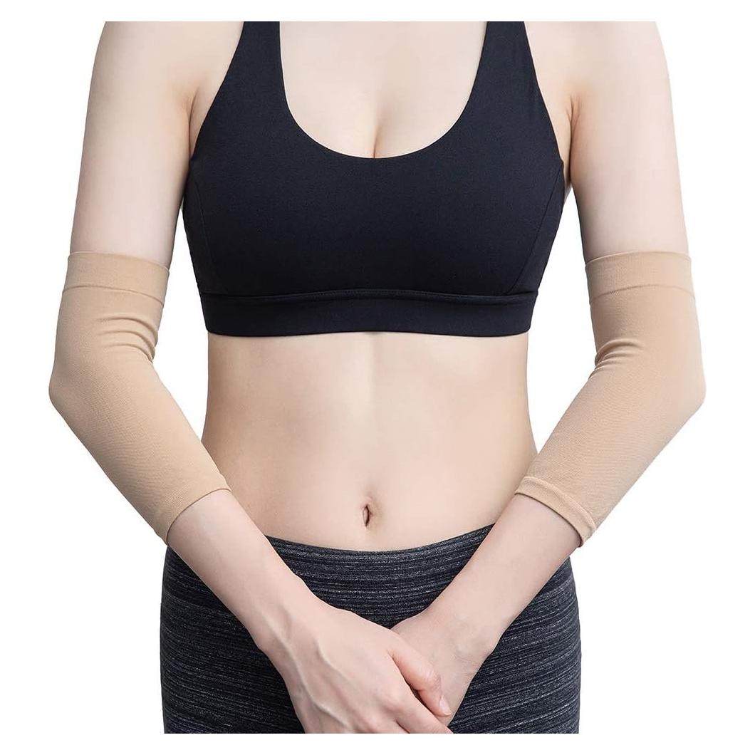 Mangas de Compresión Cheapar para Cubrir Tatuajes UV Color Piel