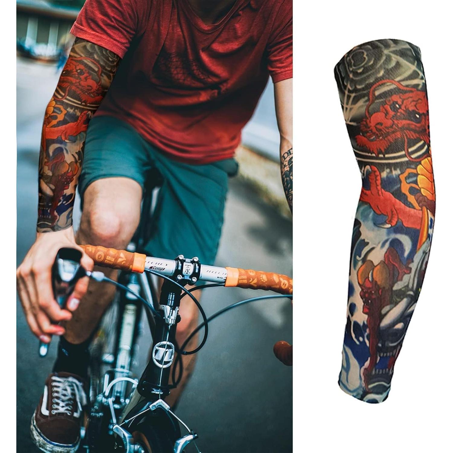 Mangas de Tatuaje Temporales Aresvns 20 Piezas UV Unisex