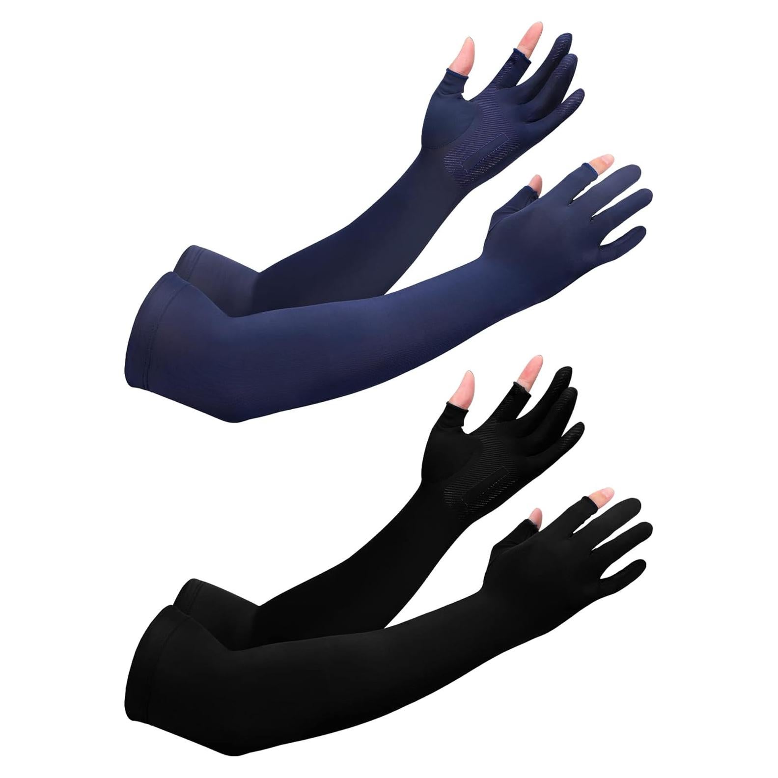 Mangas de Sol Bencailor 2 Pares UV para Hombres y Mujeres