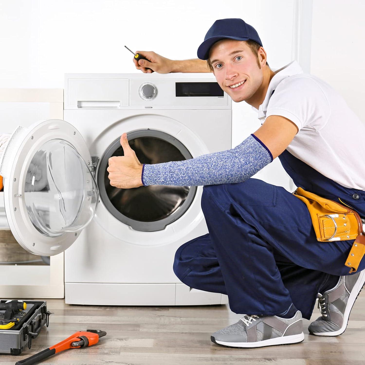 Chuarry 3 Pares de Mangas Protectivas Resistentes a Cortes Nivel 5