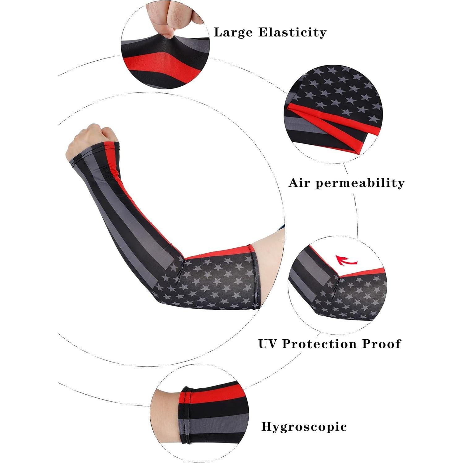 Mangas para Brazos Geyoga 9 Pares Protección Solar Unisex