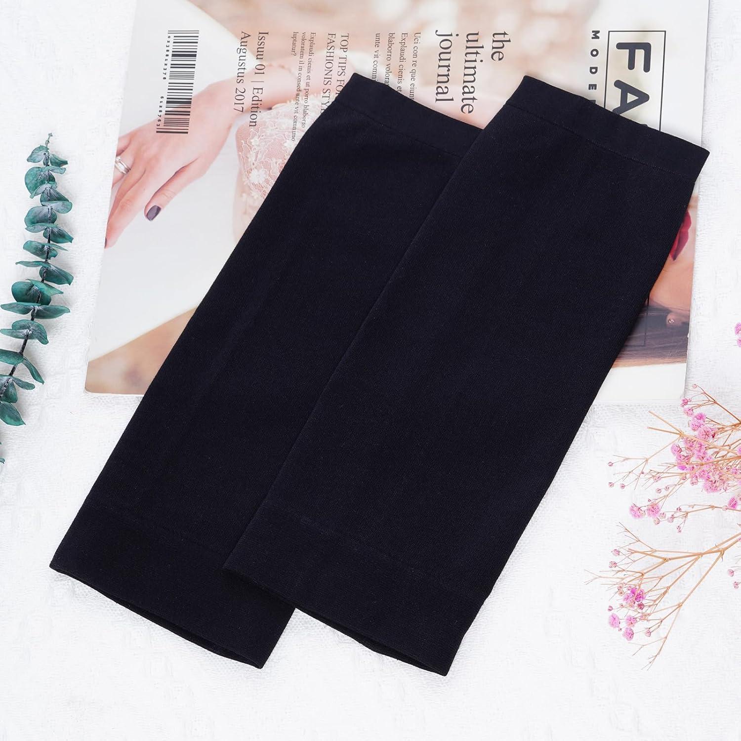 HOVEOX 3 Pares Mangas Cubiertas de Tatuaje Negro 25.9 cm