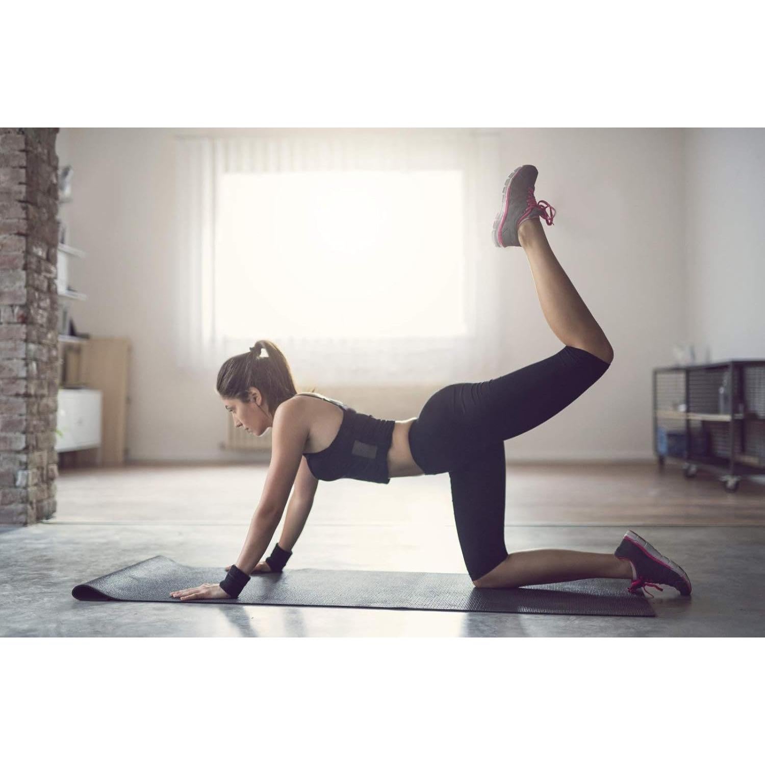 Muñequera de Toalla Gruesa HANERDUN Unisex 6 Piezas Blanca