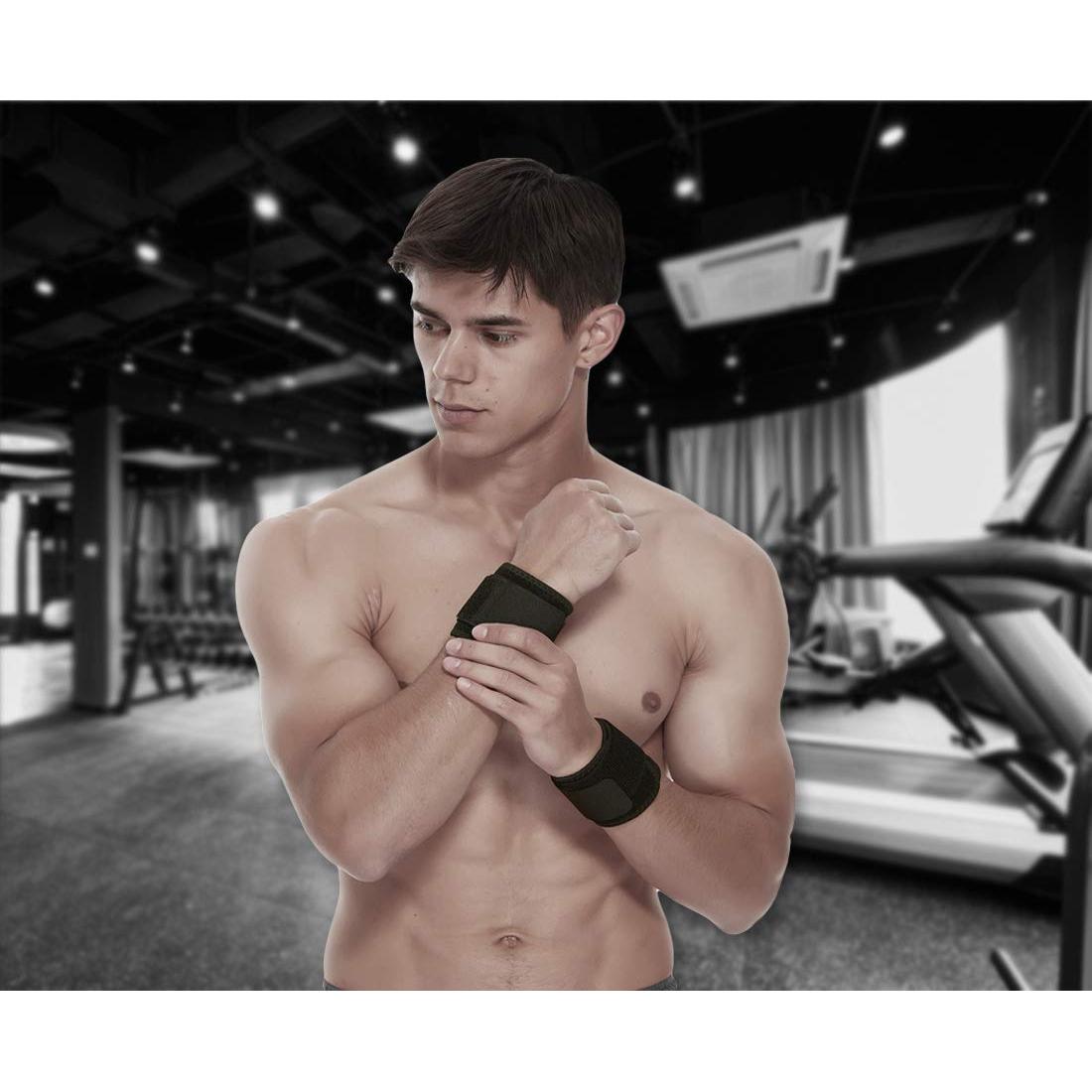 Muñequera Ajustable YUNYILAN para Fitness y Alivio del Dolor