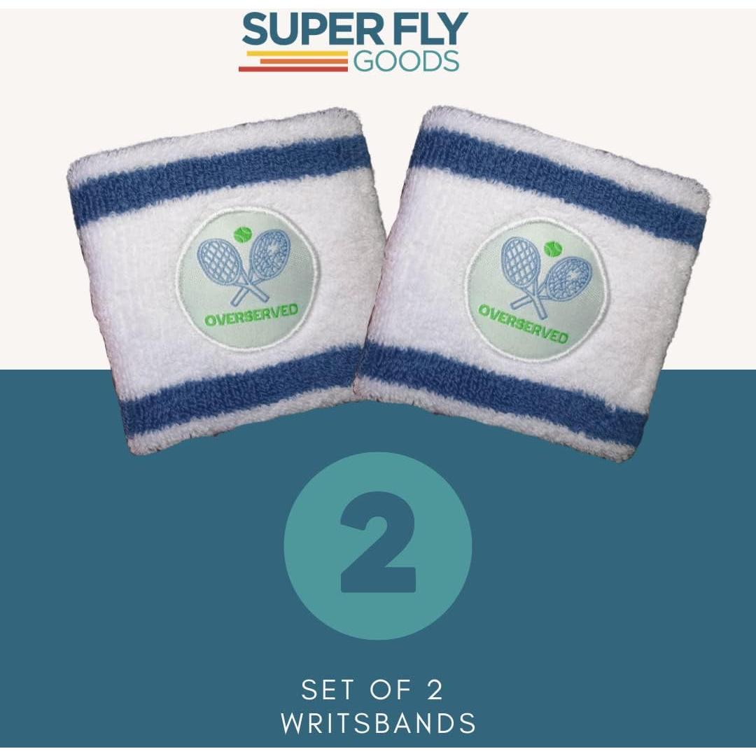 Conjunto de Muñequera y Diadema Super Fly Goods - Tenis, Azul